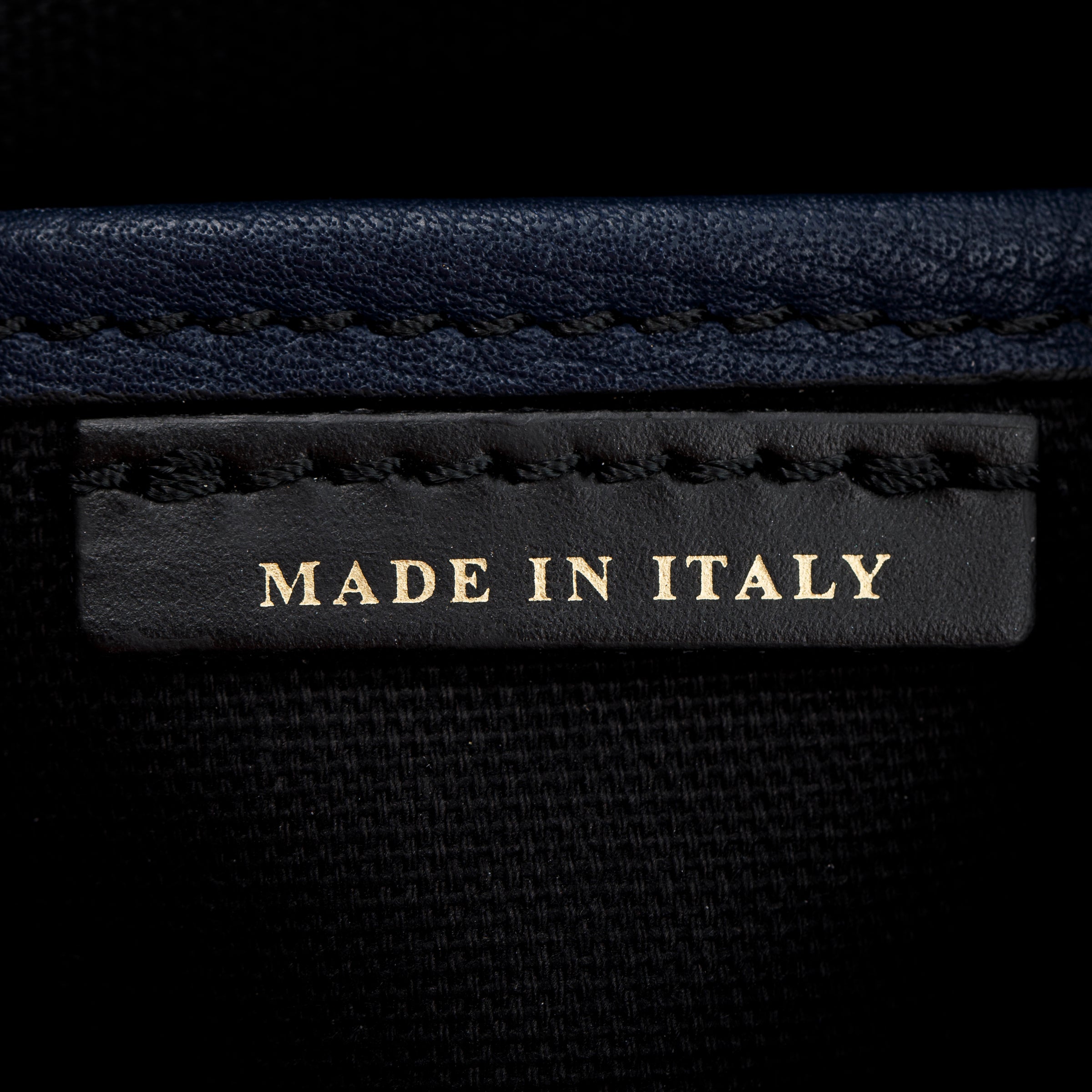 Burberry Blue Calfskin Small Camberley Bag w/ Strap