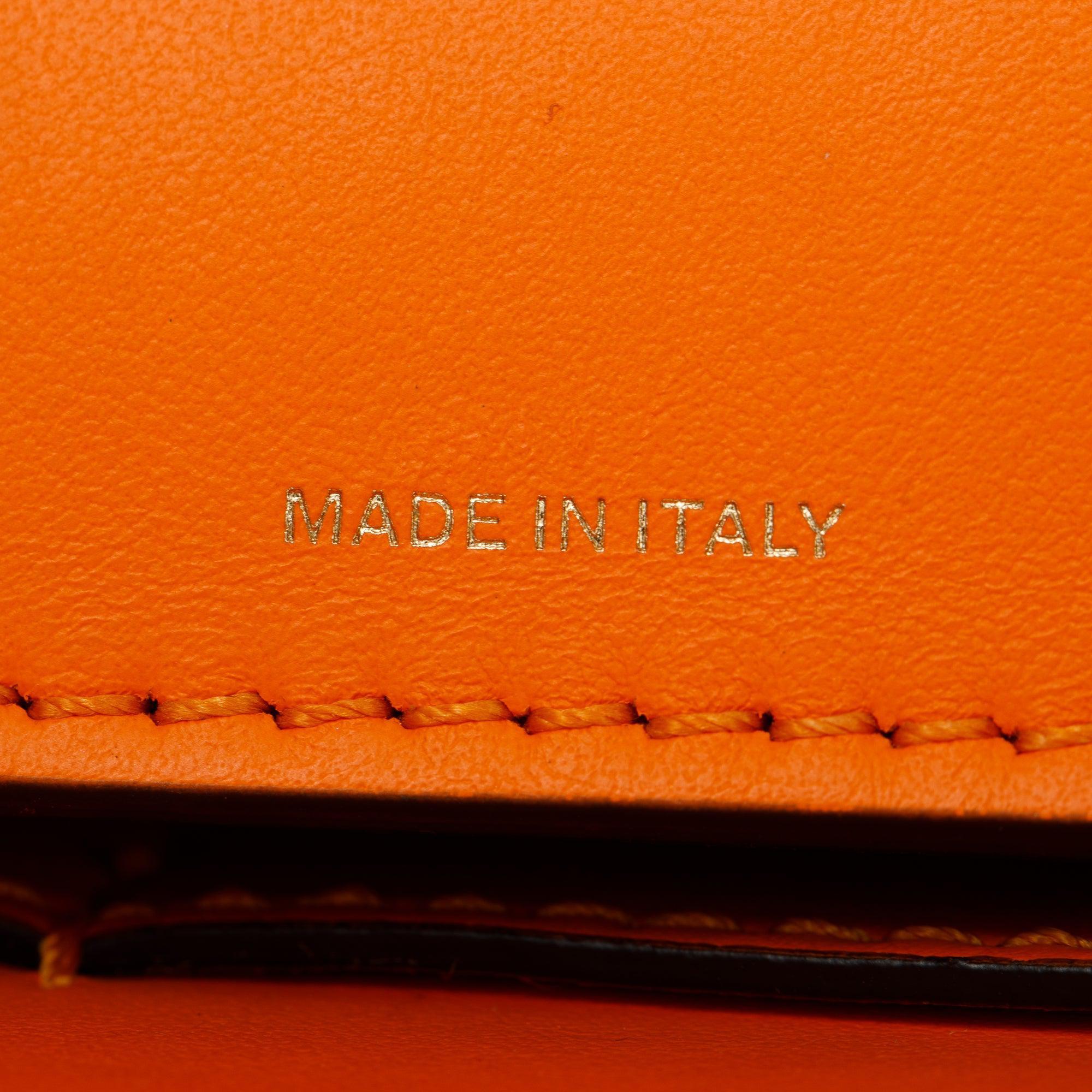 Burberry Brown Grained Calfskin Leather Medium Belt Tote Bag w/ Strap