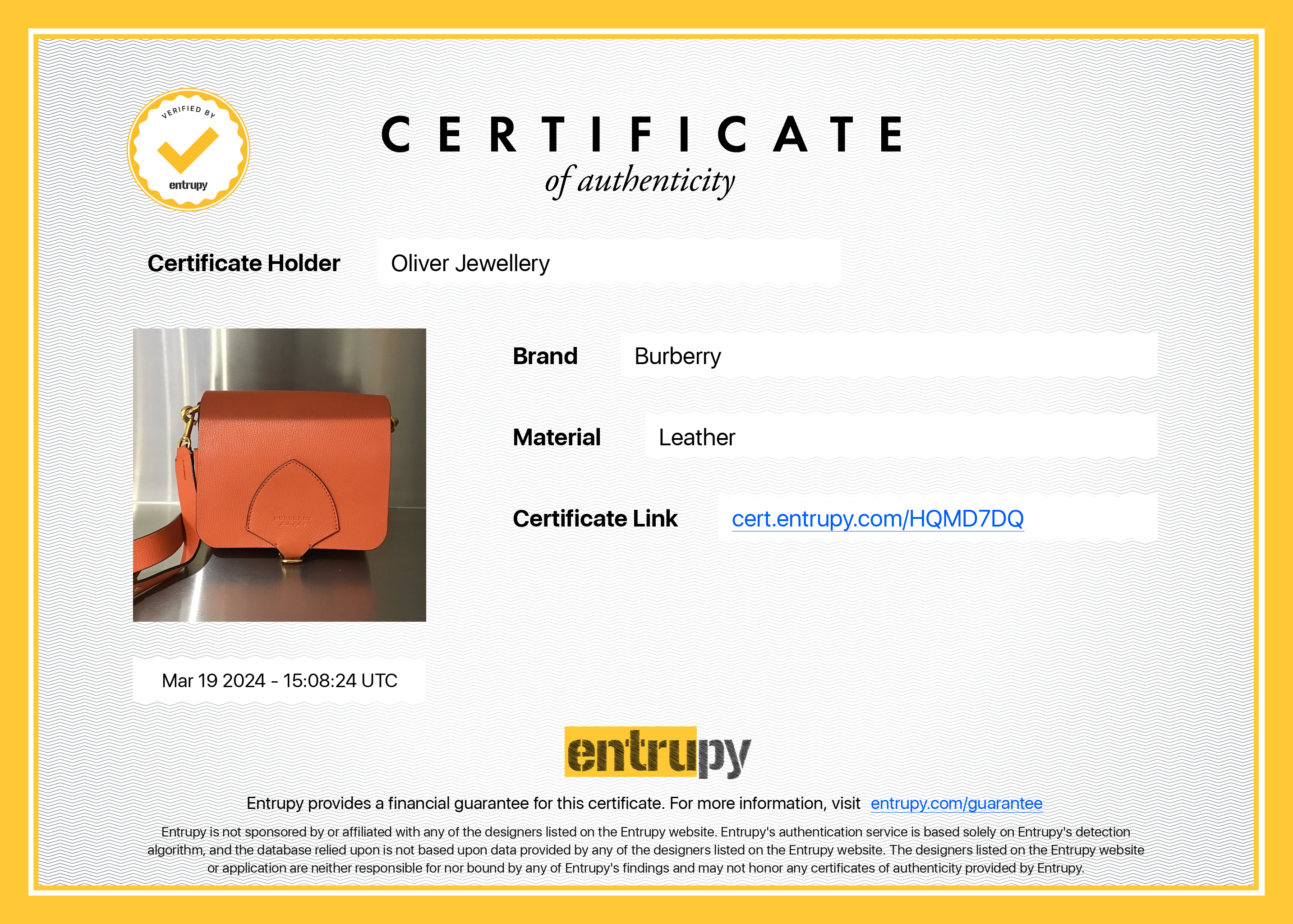 Burberry Brown Leather Bridle Square Satchel