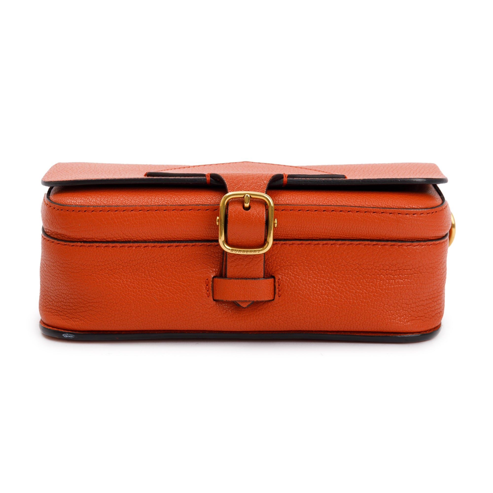 Burberry Brown Leather Bridle Square Satchel