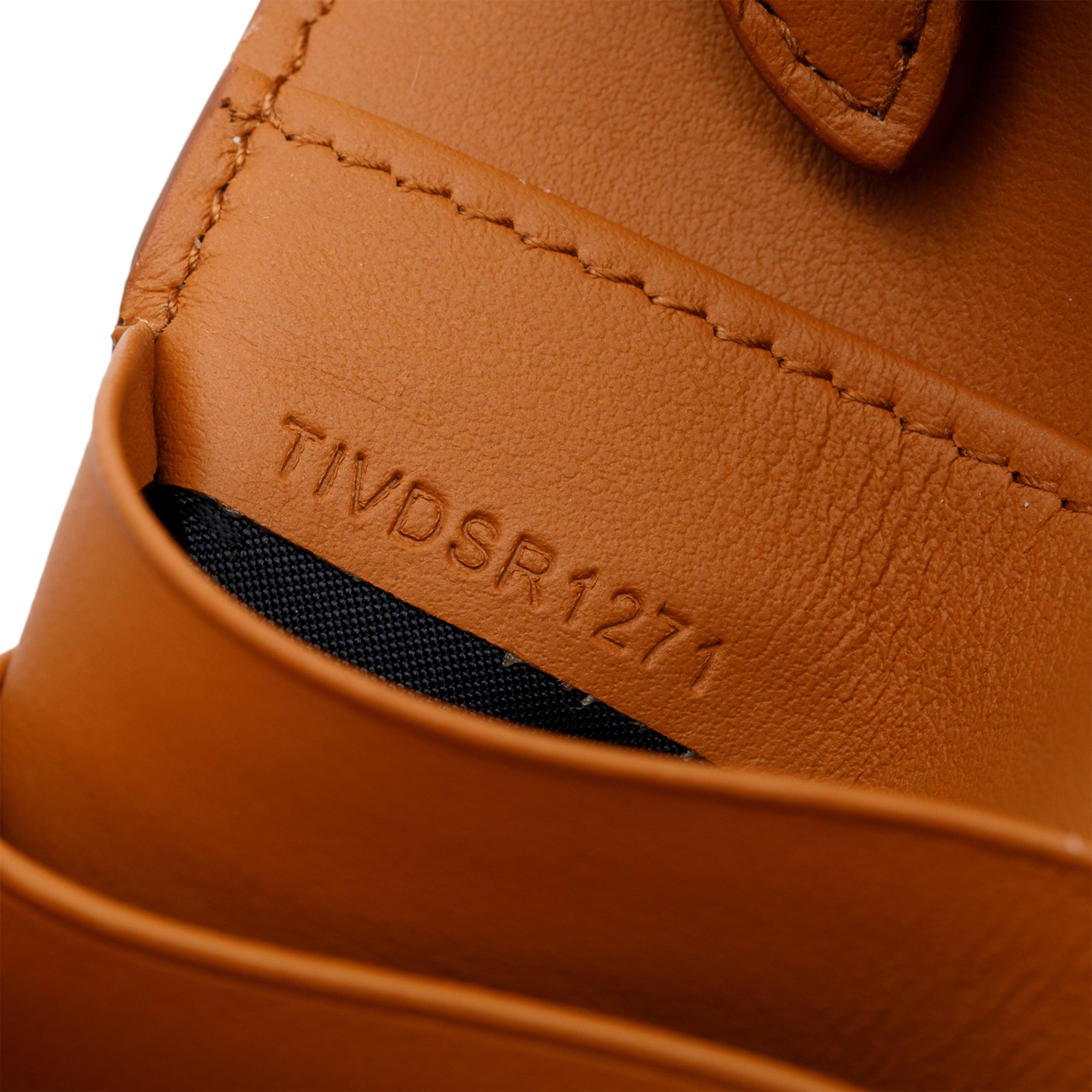 Burberry Brown Leather TB Compact Wallet w/ Box