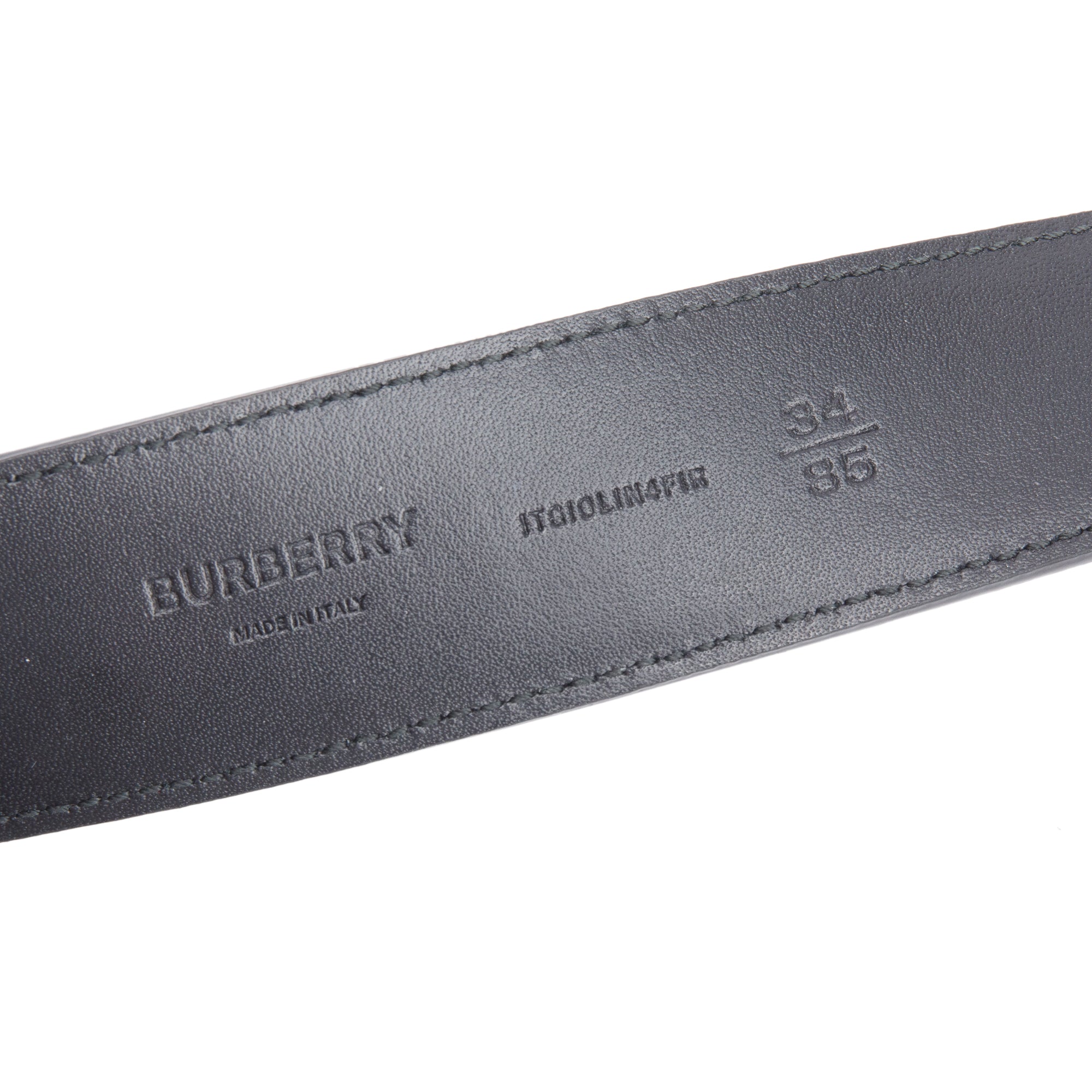 Burberry Brown TB Monogram Canvas Belt 85 34