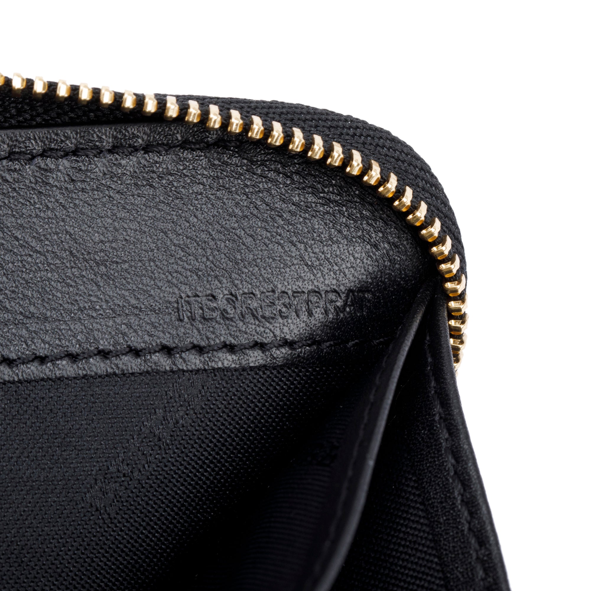 Burberry Check Canvas Black Leather Trim Derby Continental Zip Wallet w/ Box