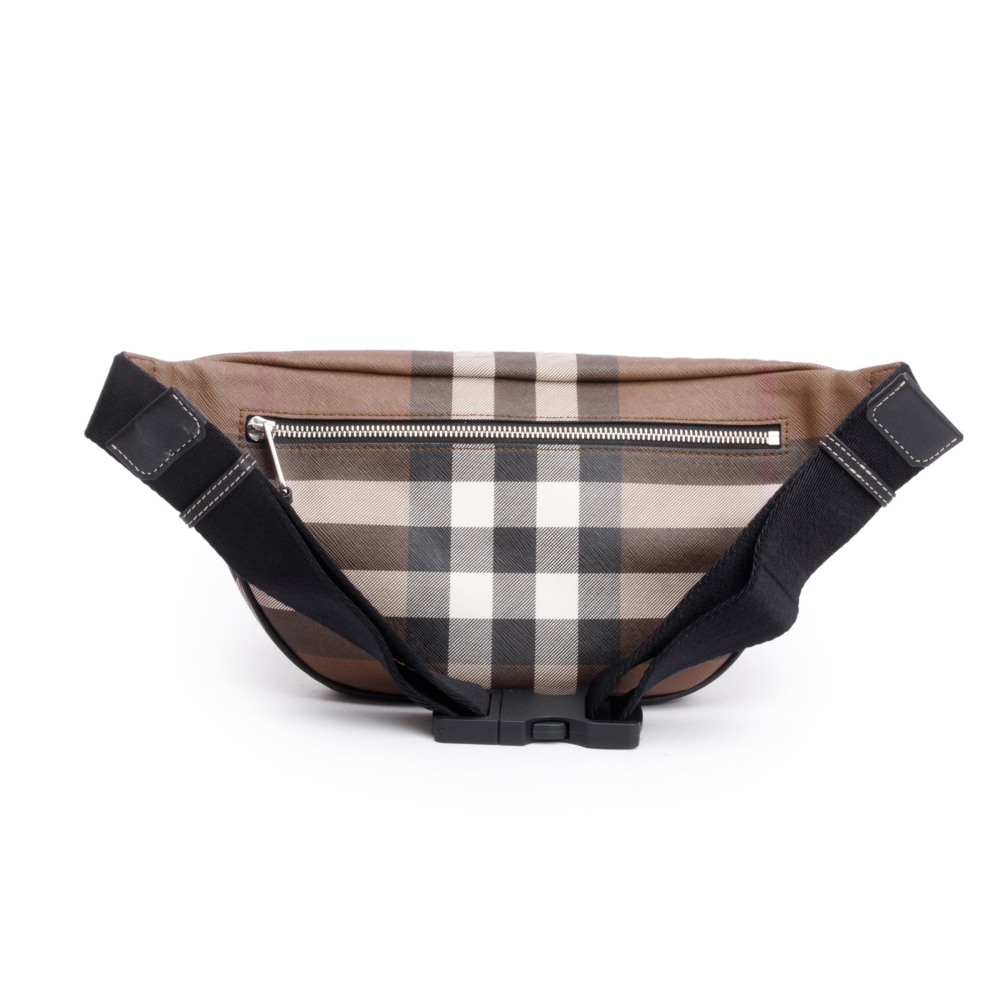 Burberry Dark Birch Brown Check Cason Belt Bag