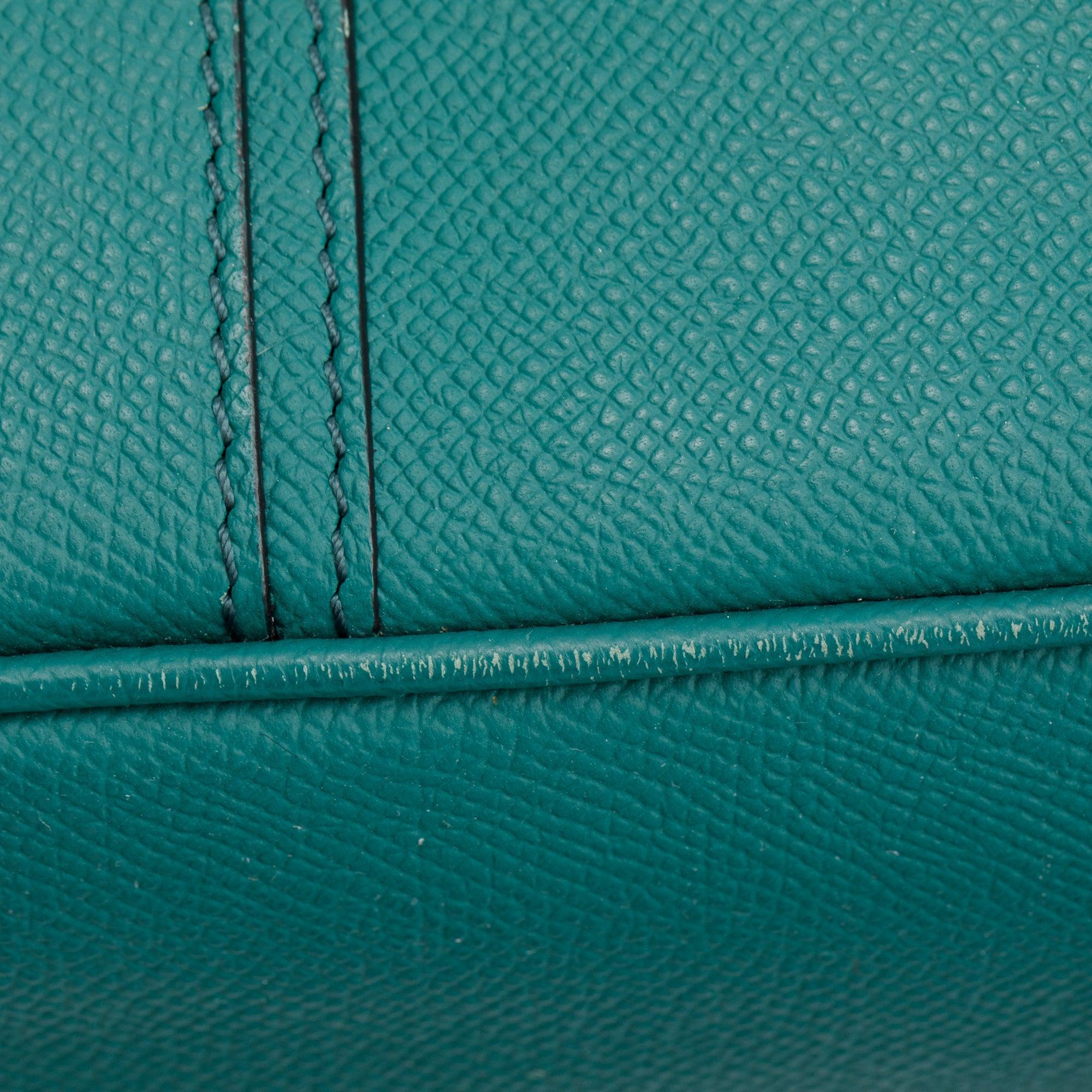 Burberry Green Newburg Leather Briefcase