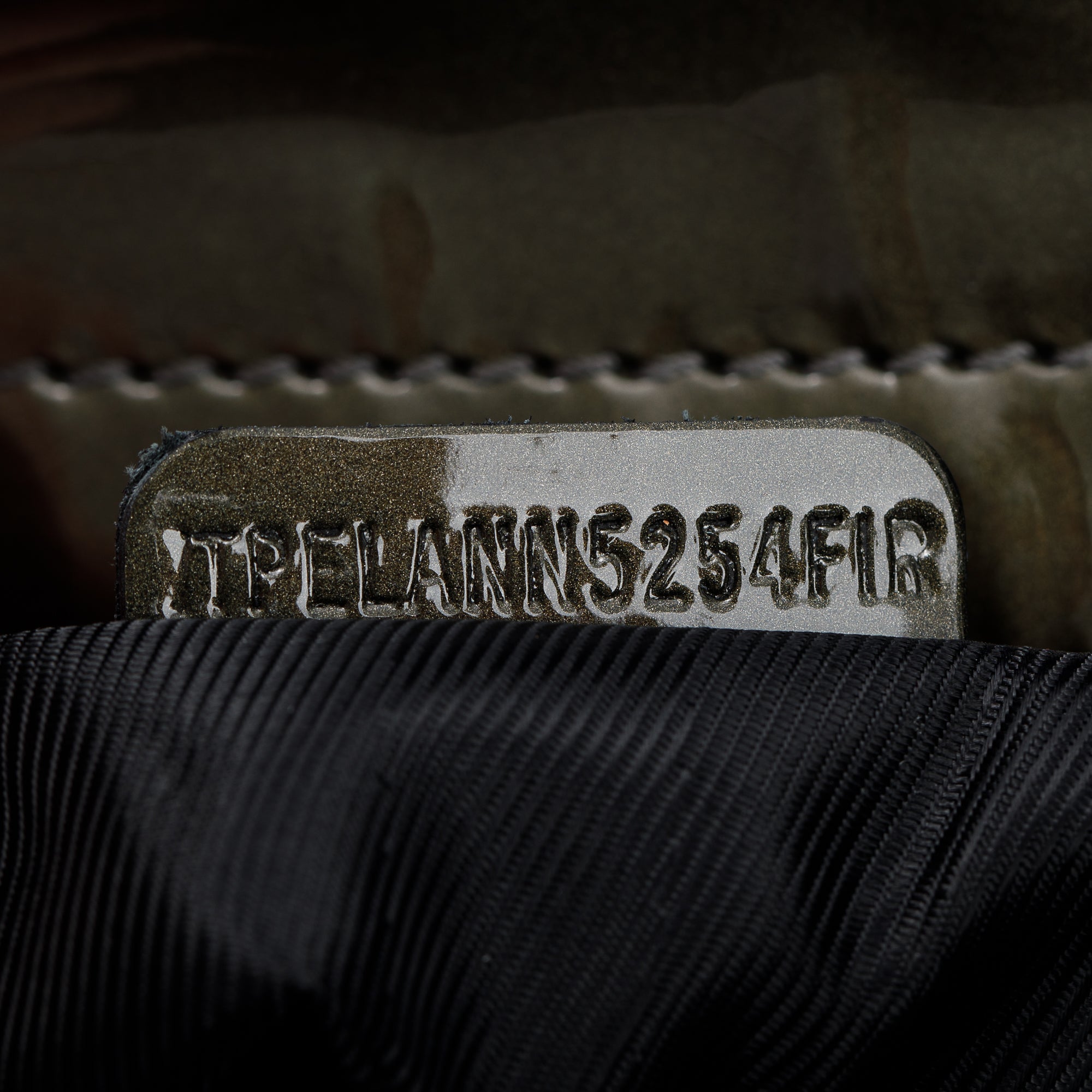 Burberry Green Quilted Patent Leather Studded Lowry Bag w/ Strap