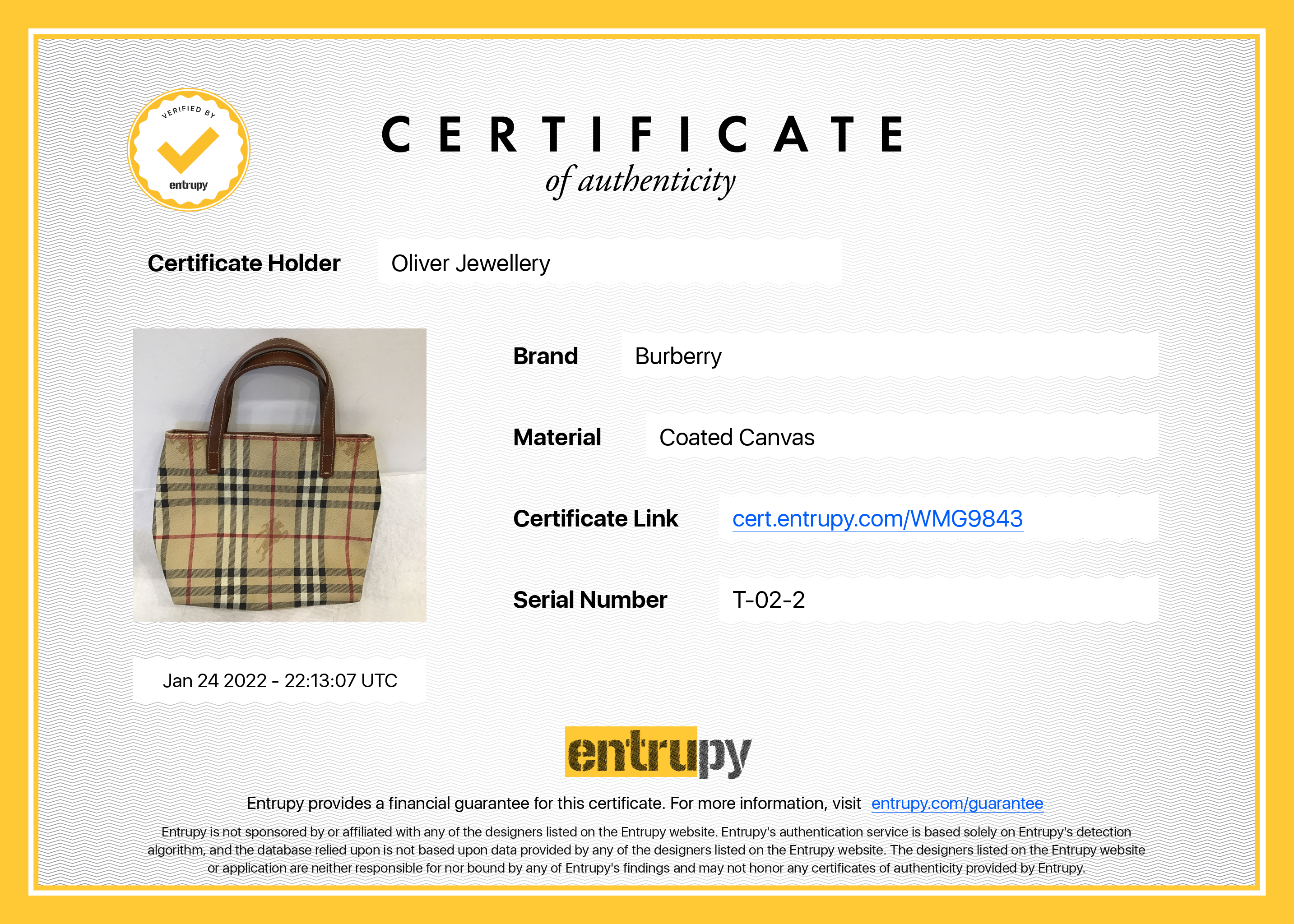 Burberry Haymarket Check Mini Tote