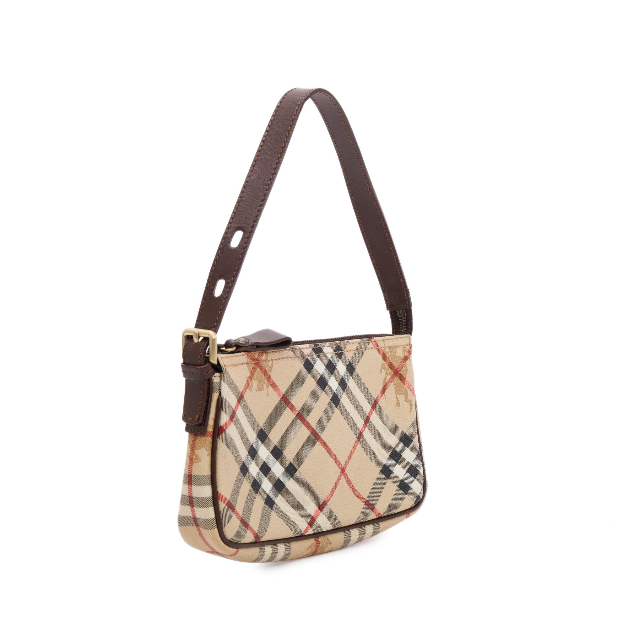 Burberry Haymarket Check Pochette Bag