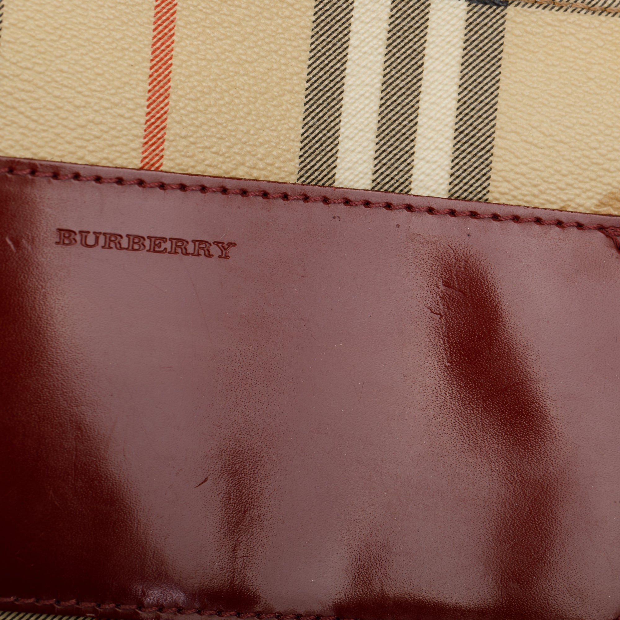 Burberry Haymarket Check Pochette Bag