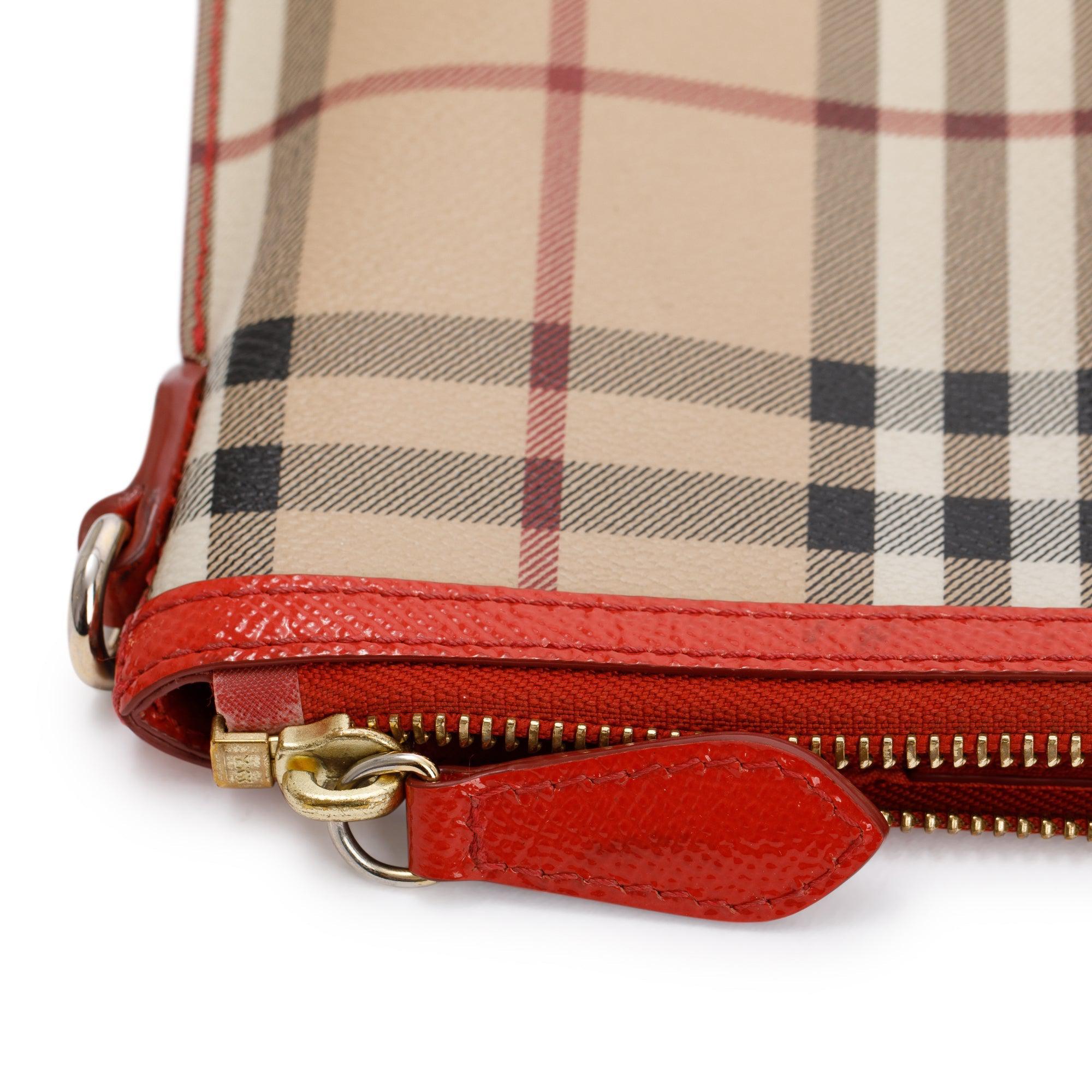 Burberry Haymarket Check Small Peyton Crossbody Bag