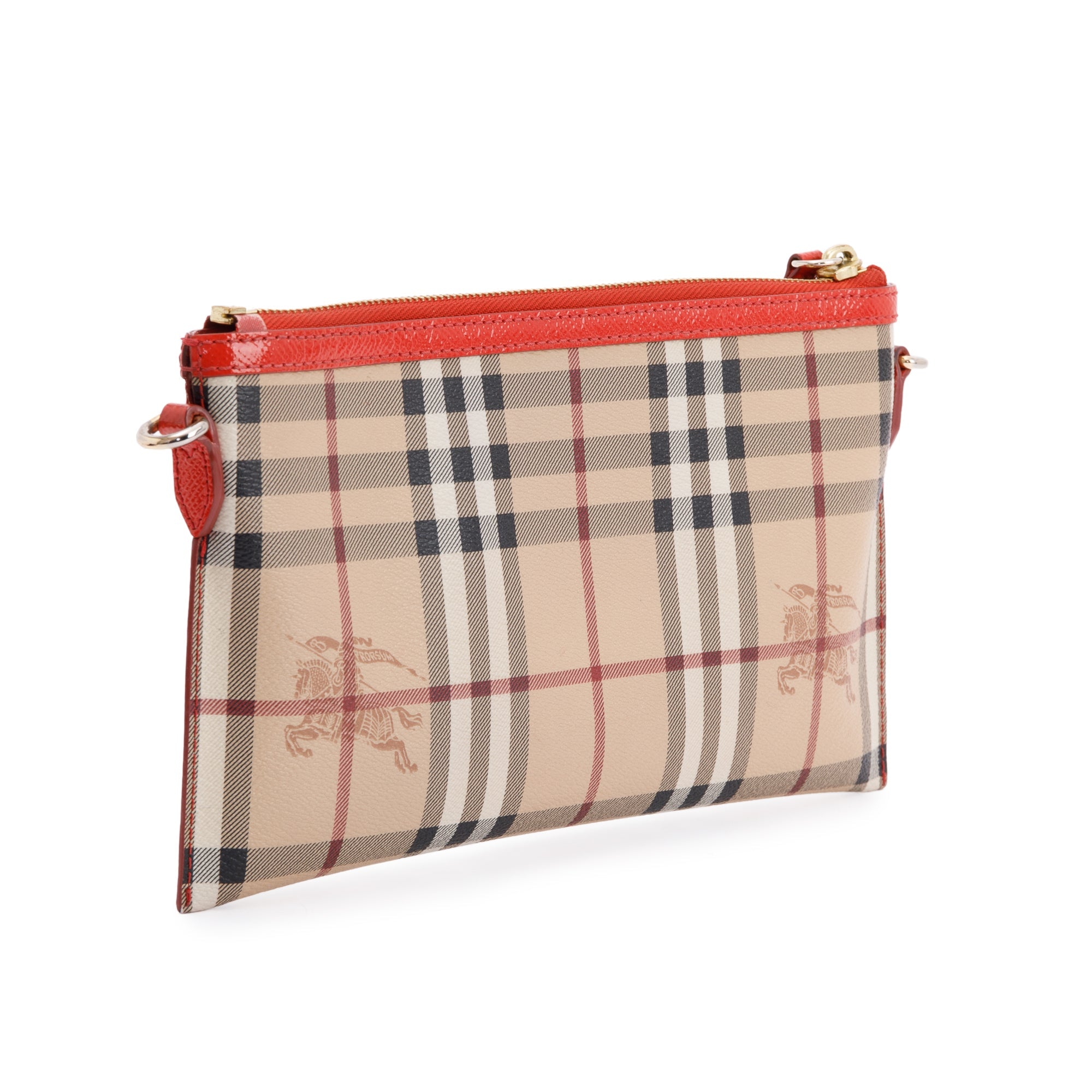 Burberry Haymarket Check Small Peyton Crossbody Bag