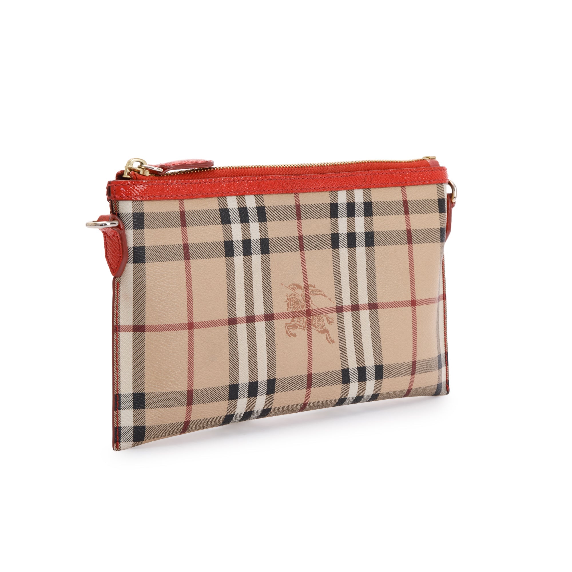 Burberry Haymarket Check Small Peyton Crossbody Bag
