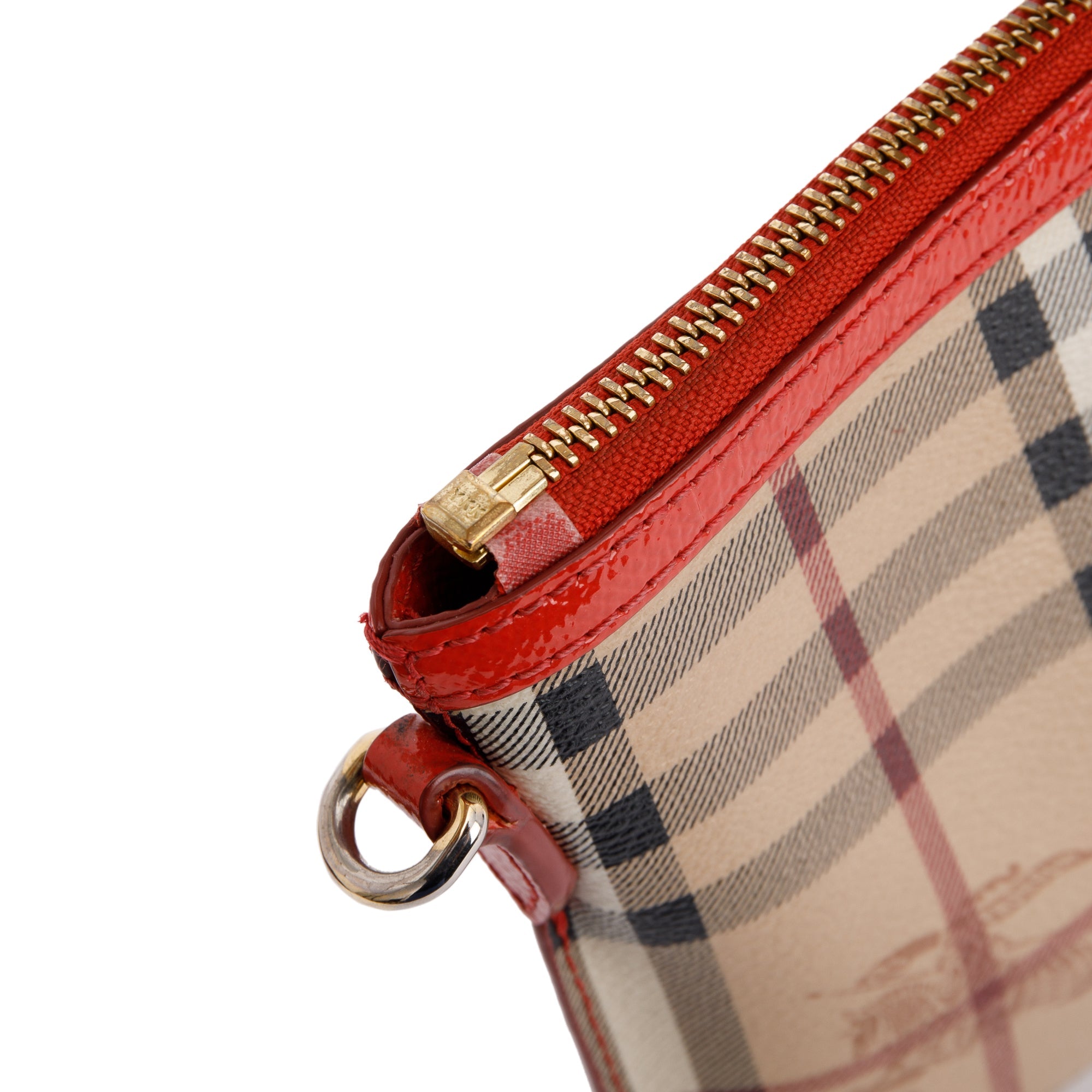 Burberry Haymarket Check Small Peyton Crossbody Bag