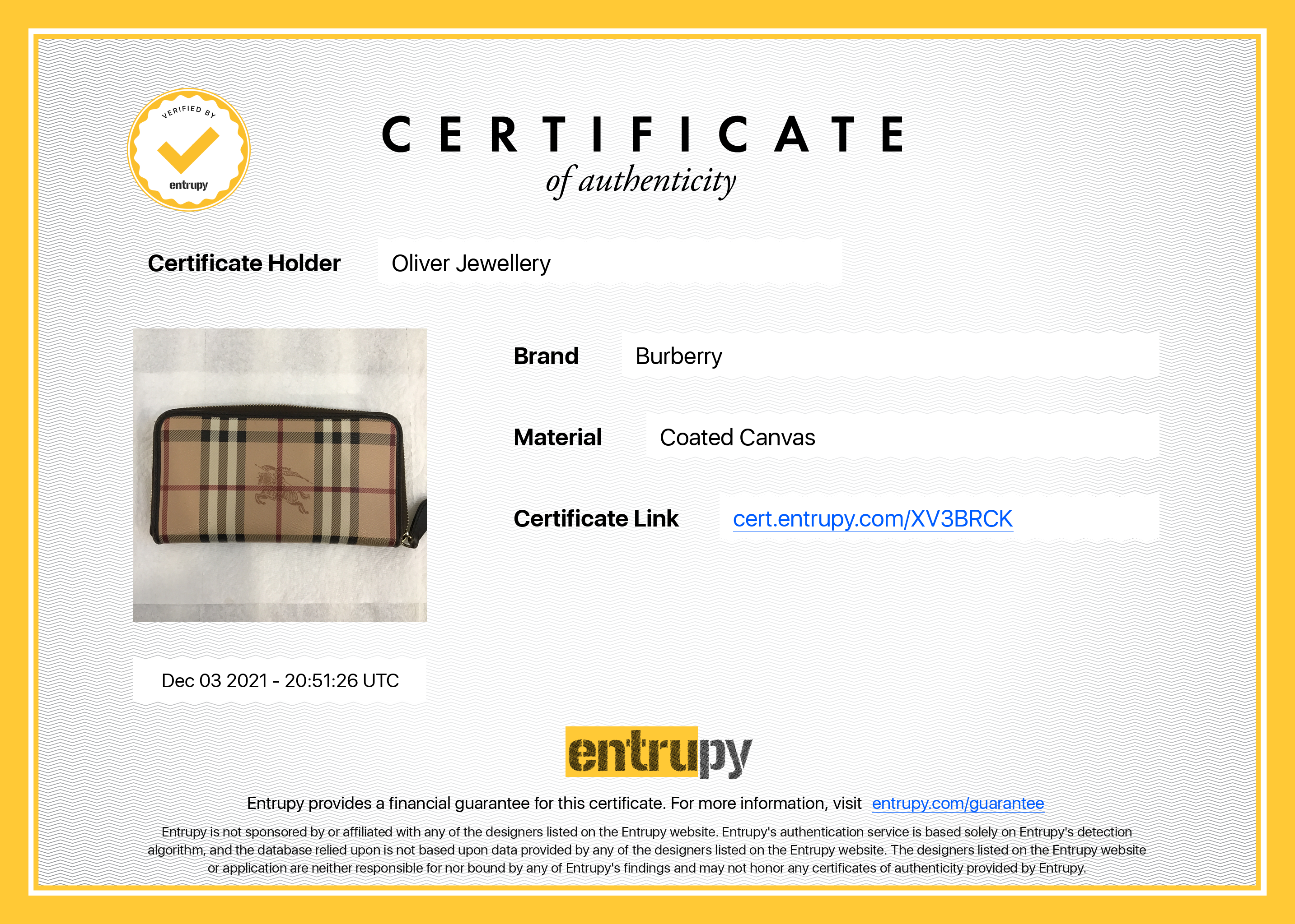 Burberry Haymarket Check Zip Wallet – OLIVER'S
