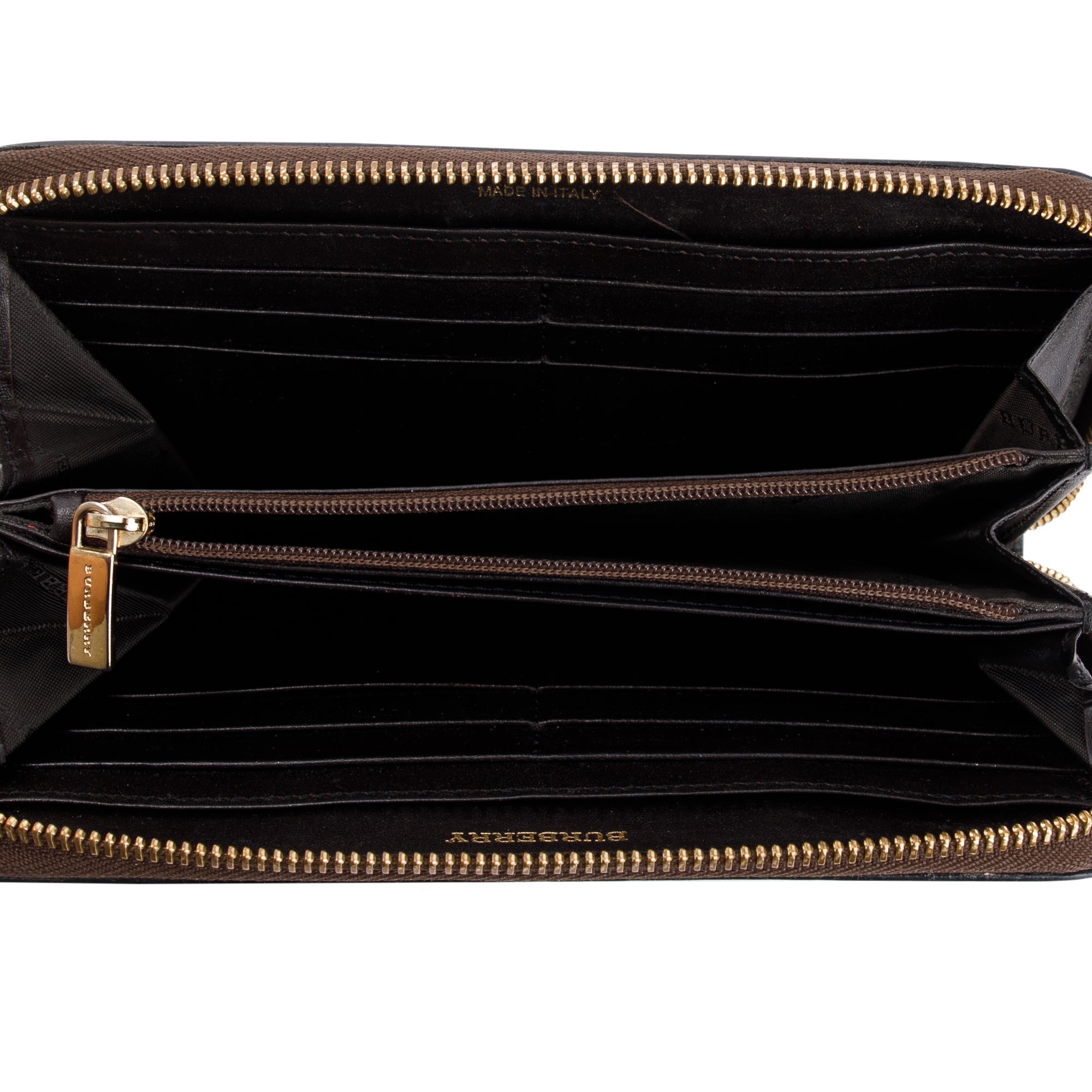 Burberry Haymarket Check Zip Wallet