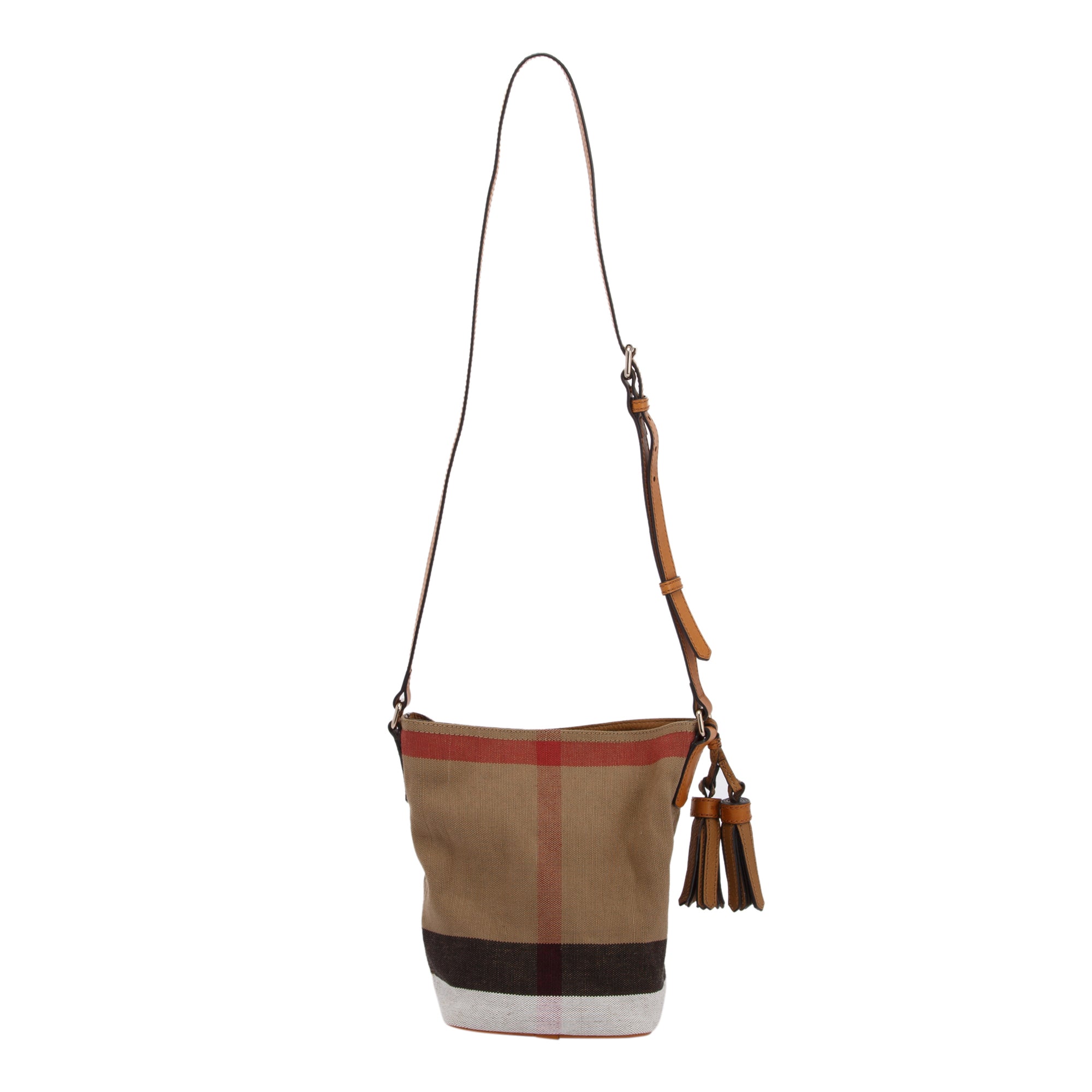 Burberry House Check Bucket Small Ashby Bag