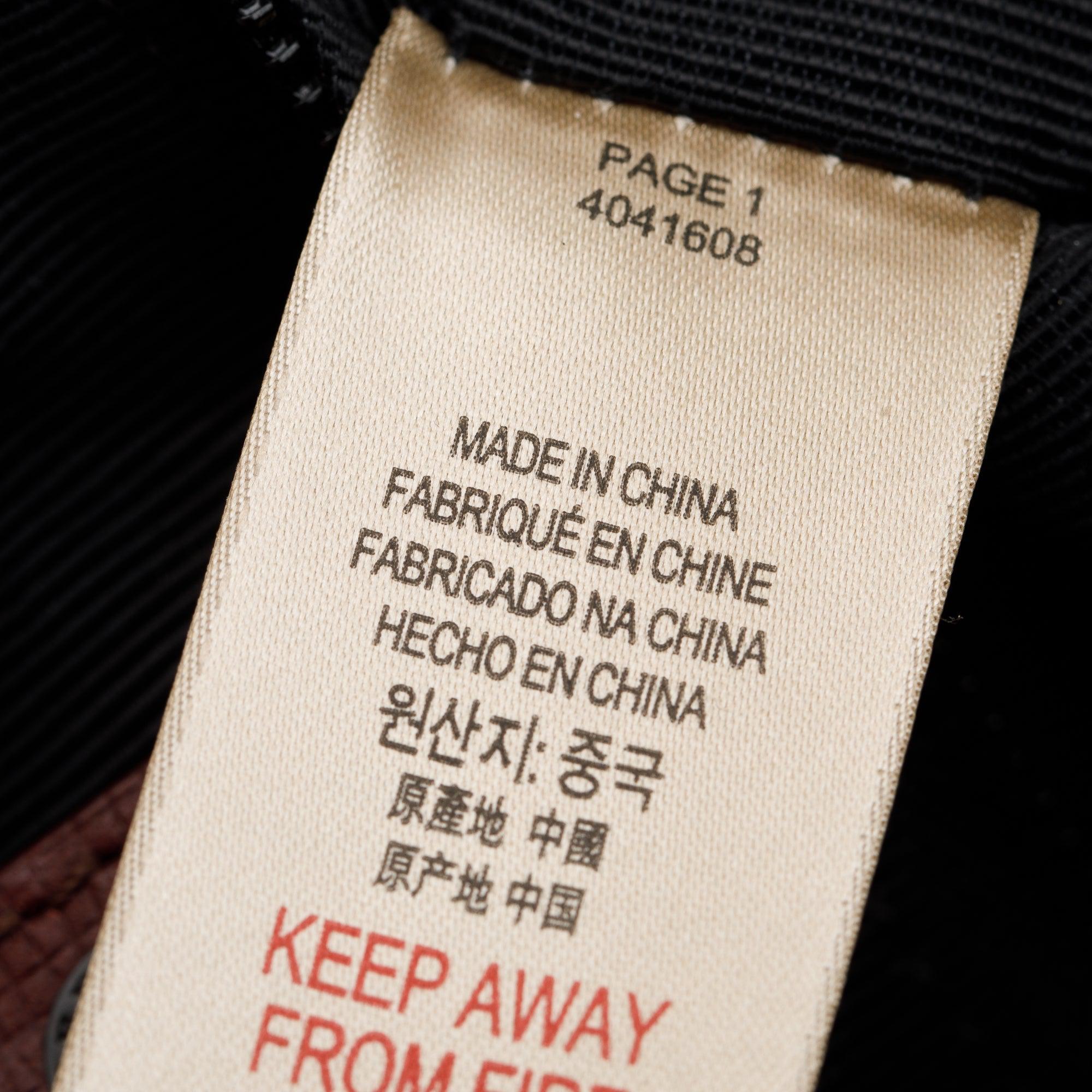 Burberry Large Burgundy Leather Rucksack Backpack