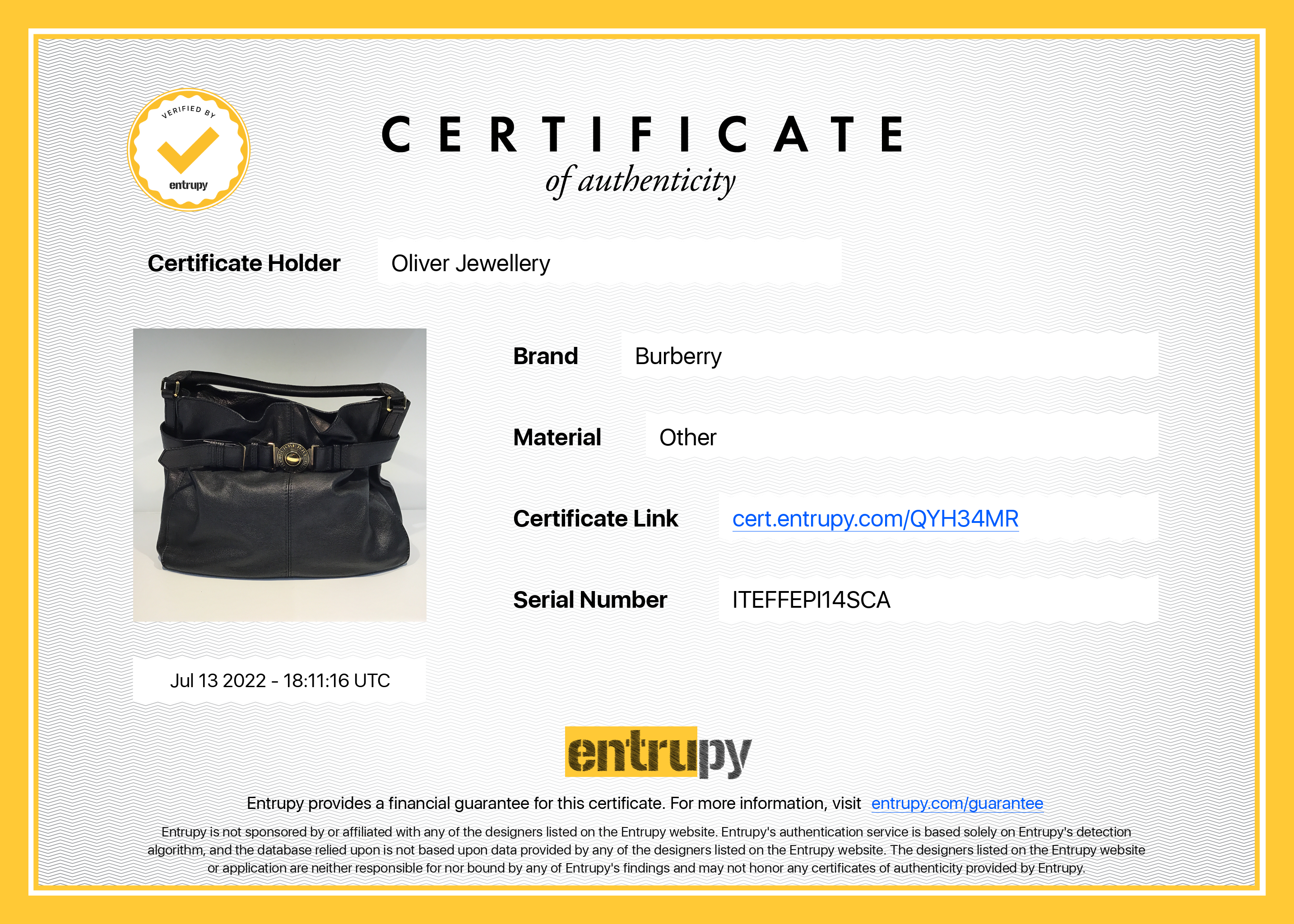 Burberry Large Lambeth Leather Hobo