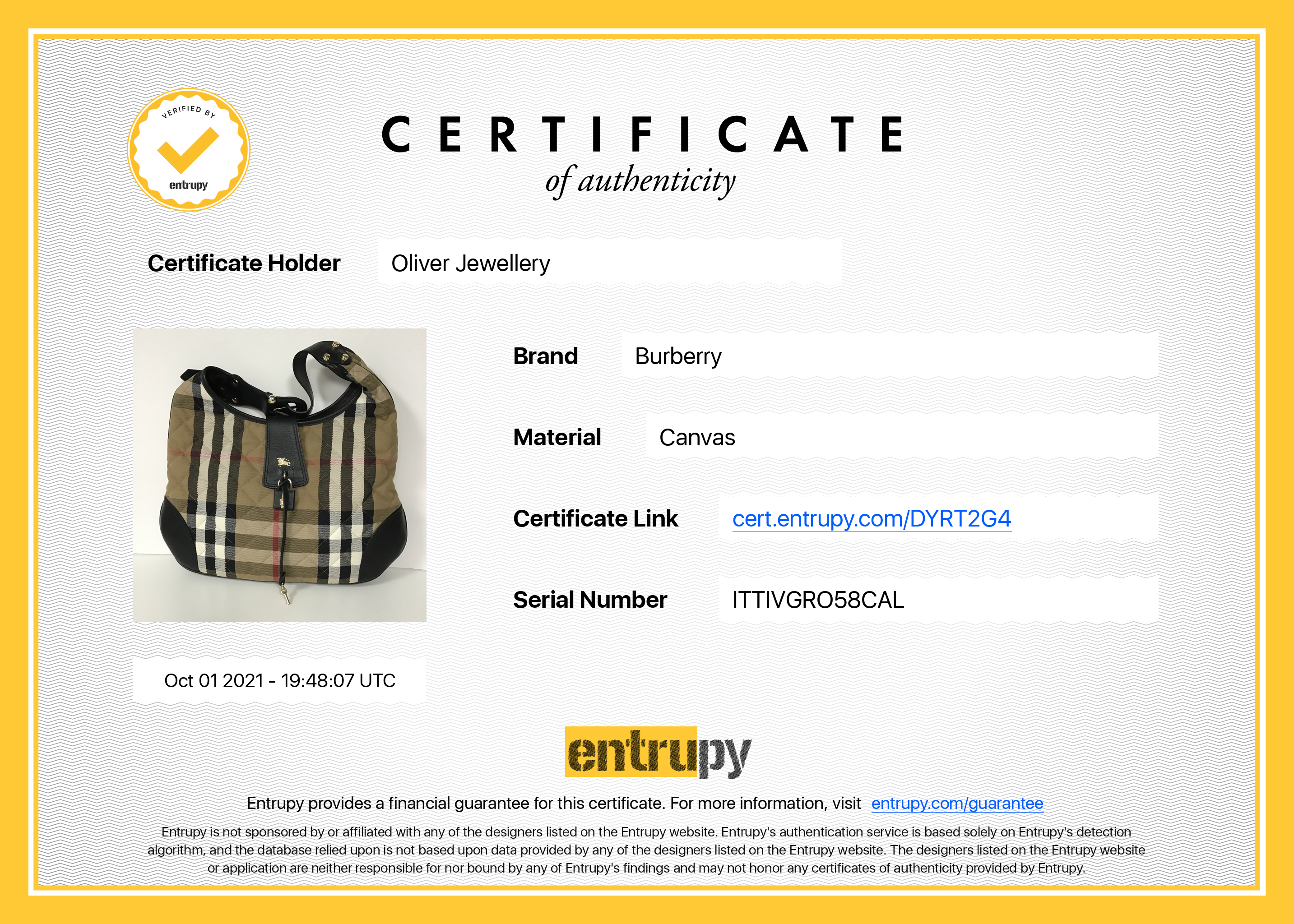 Burberry Leather-Trimmed House Check Hobo