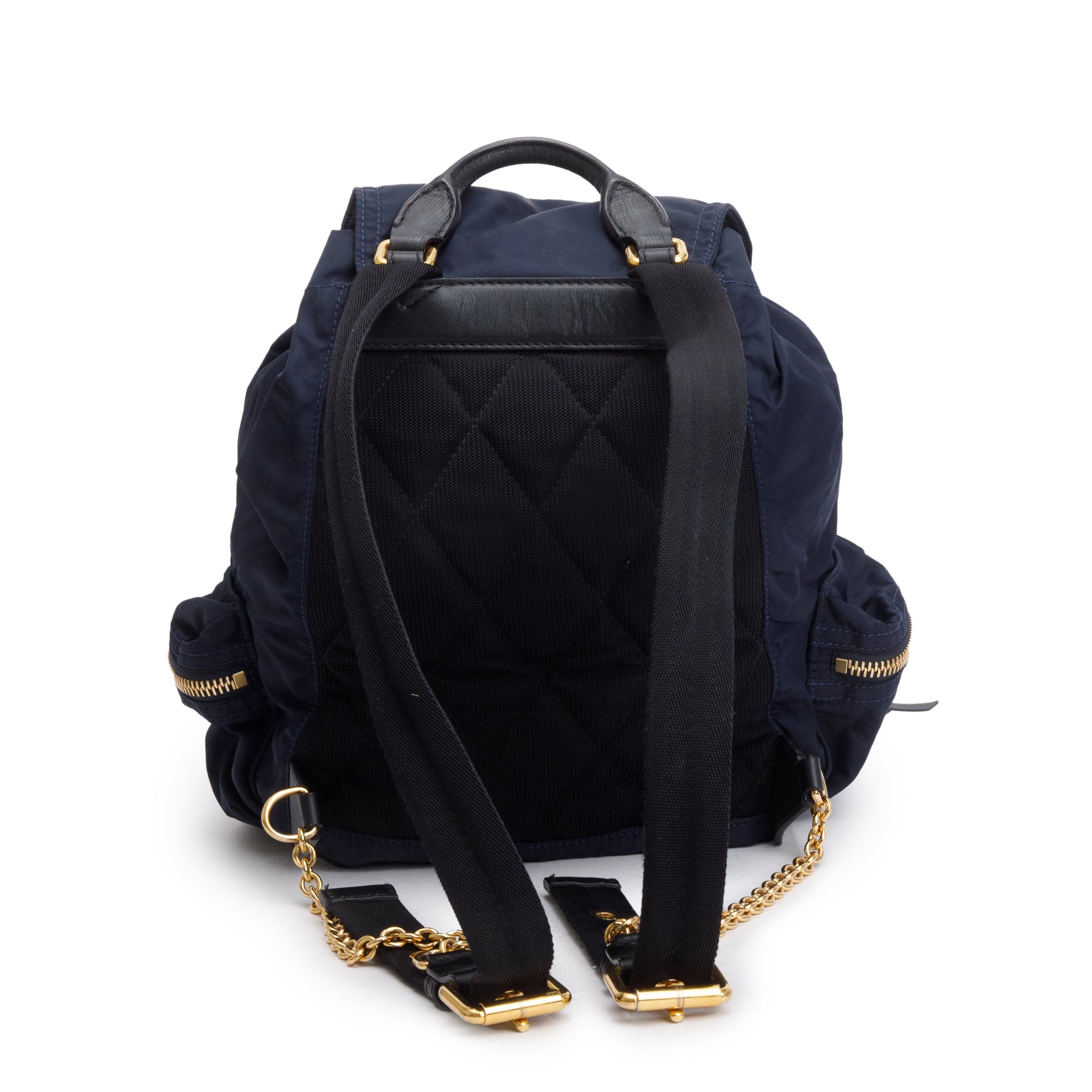 Burberry Navy Technical Nylon Large Rucksack Backpack