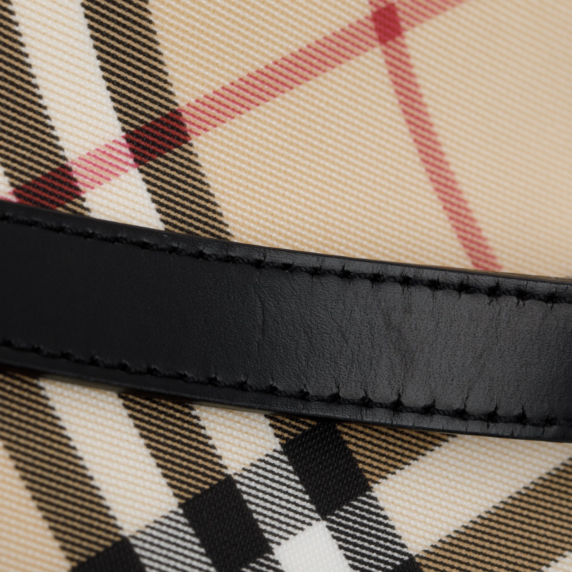 Burberry Nova Check Canvas Shoulder Bag