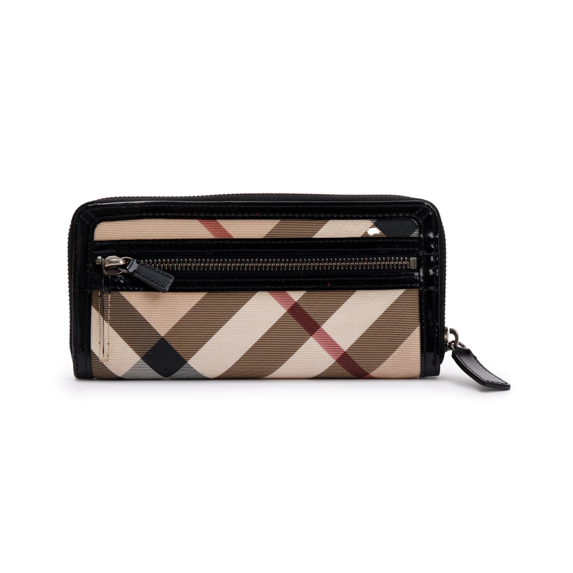Burberry Nova Check Long Zip Wallet