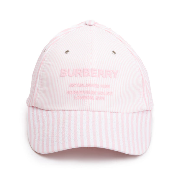 Burberry Pink Striped Baseball Cap, Size M – OLIVER display picture 3