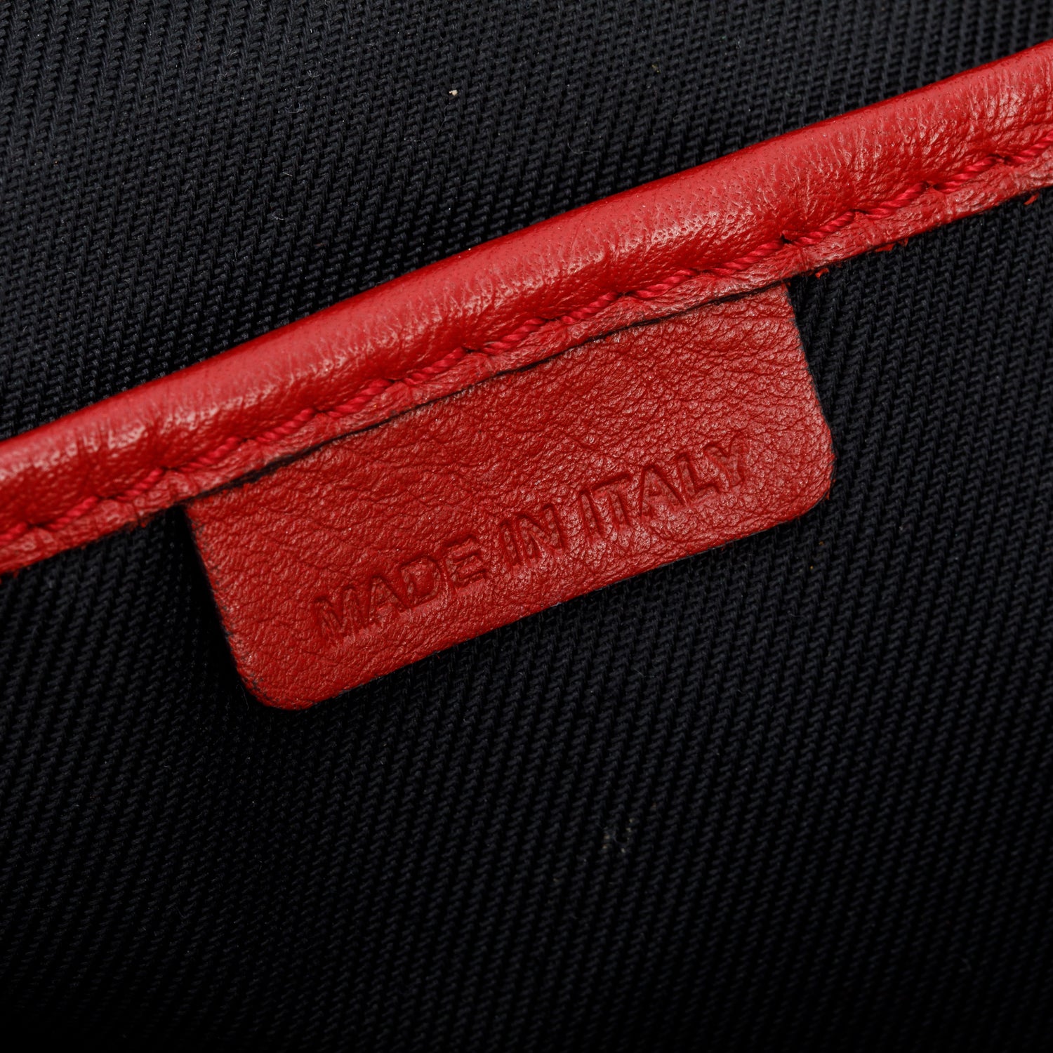 Burberry Red Leather Horseferry Check Canterbury Shoulder Bag