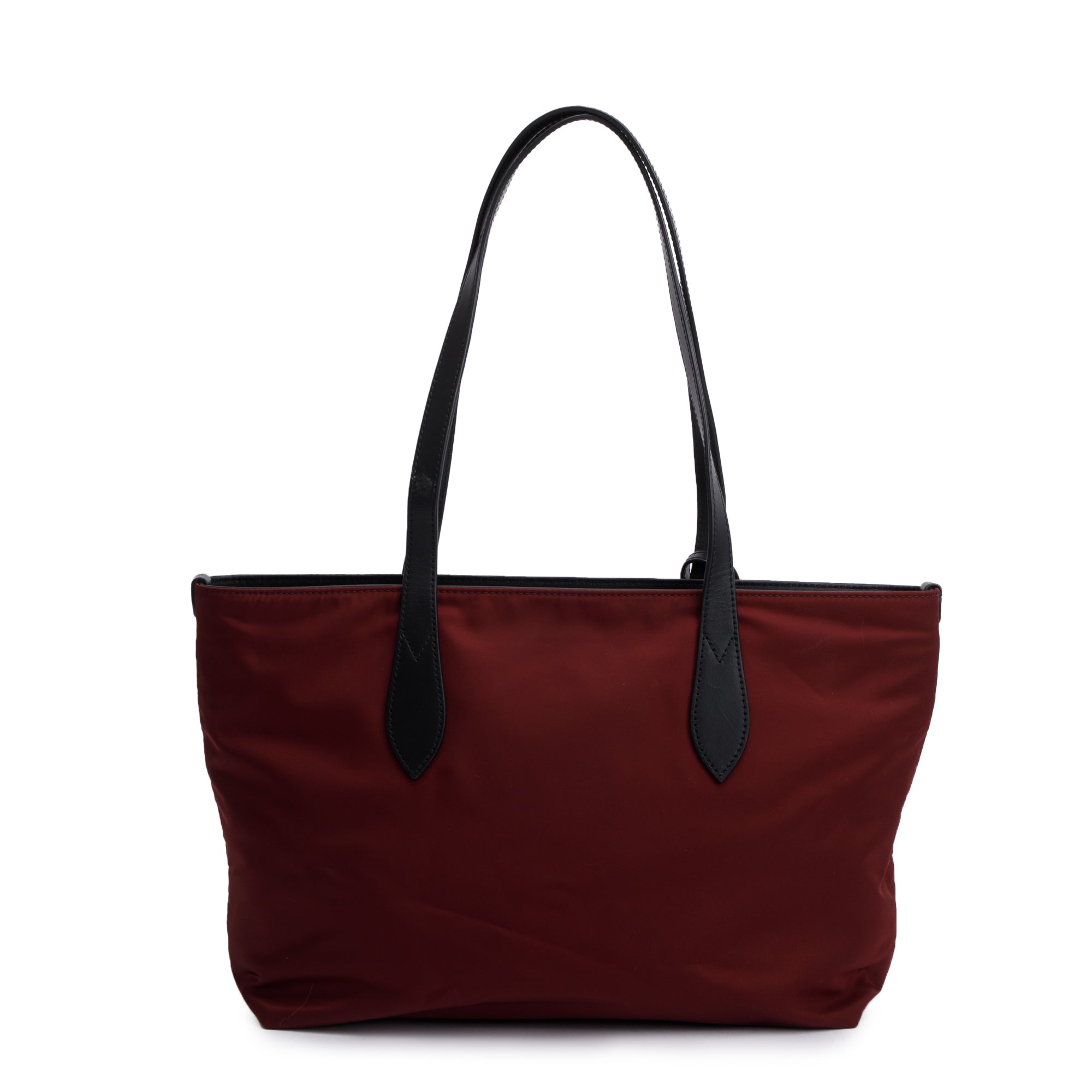 Burberry Red Nylon Logo Small Ardwell Tote Bag