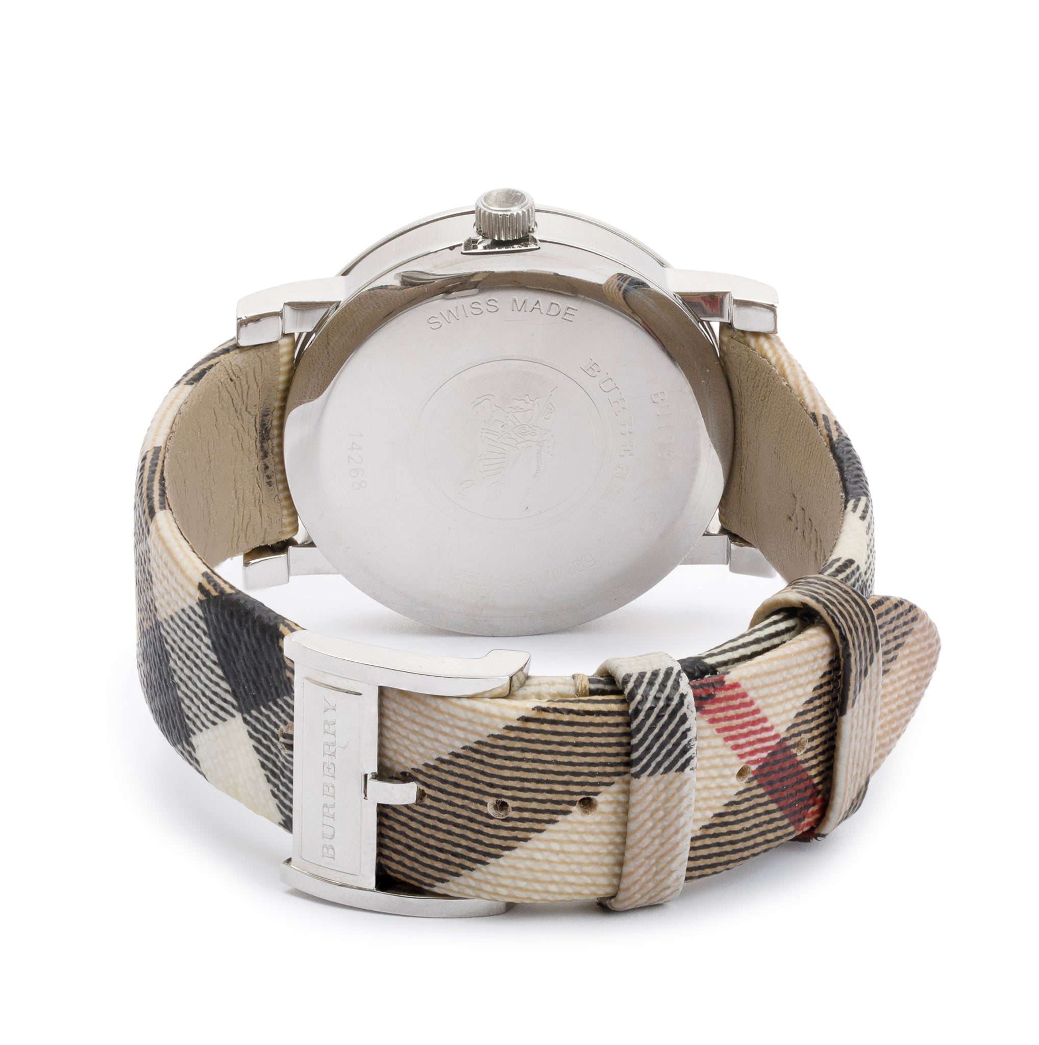 Burberry Stainless Steel BU1390 Nova Check 38 MM Watch