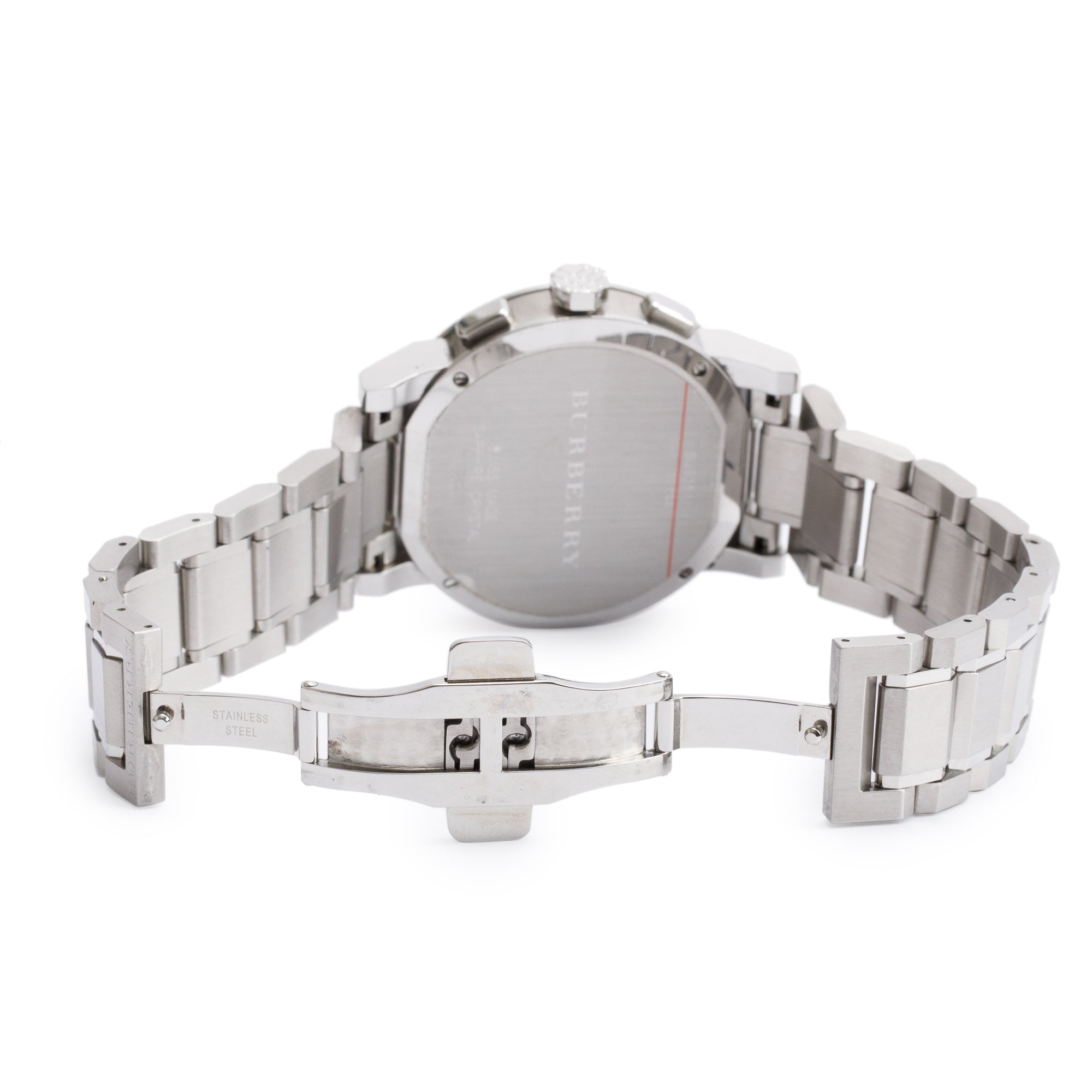 Burberry Stainless Steel BU9351 The City 42 MM Chronograph Watch w/ Box