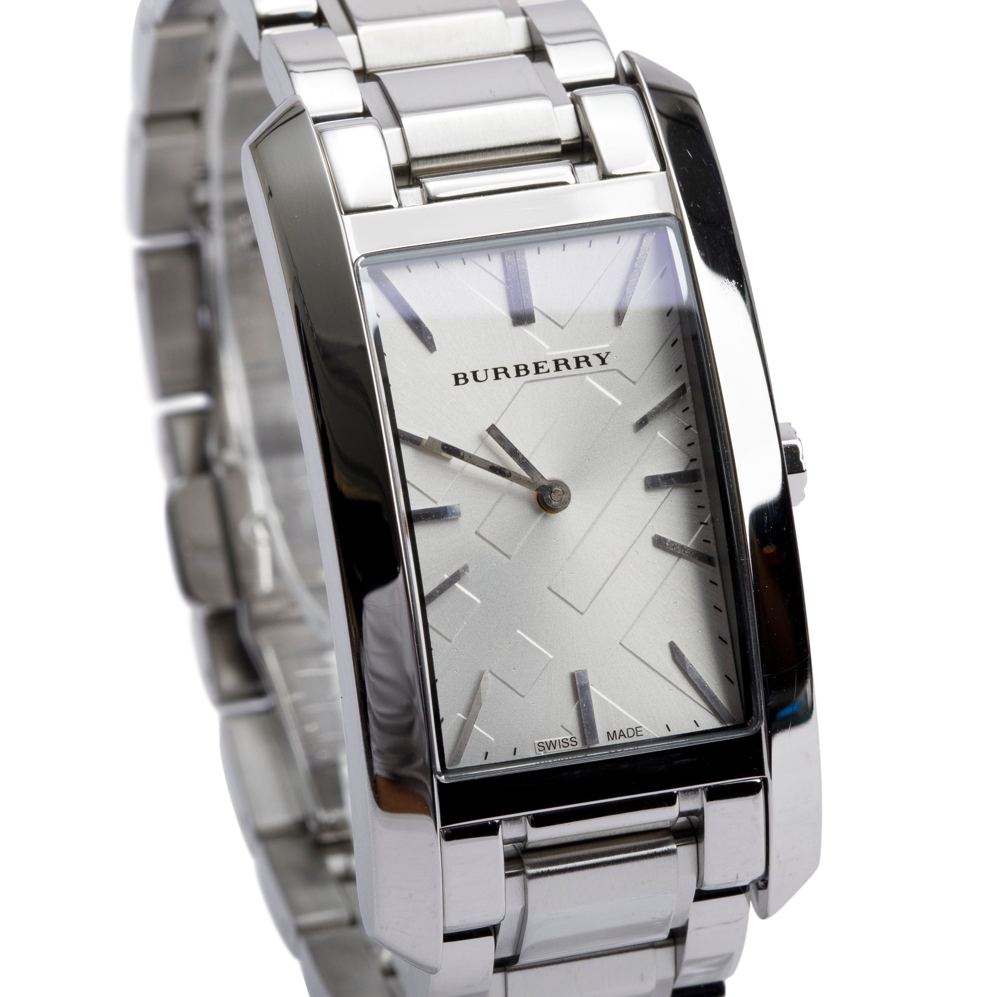 Burberry Stainless Steel BU9400 Heritage Quartz Watch w/ Box