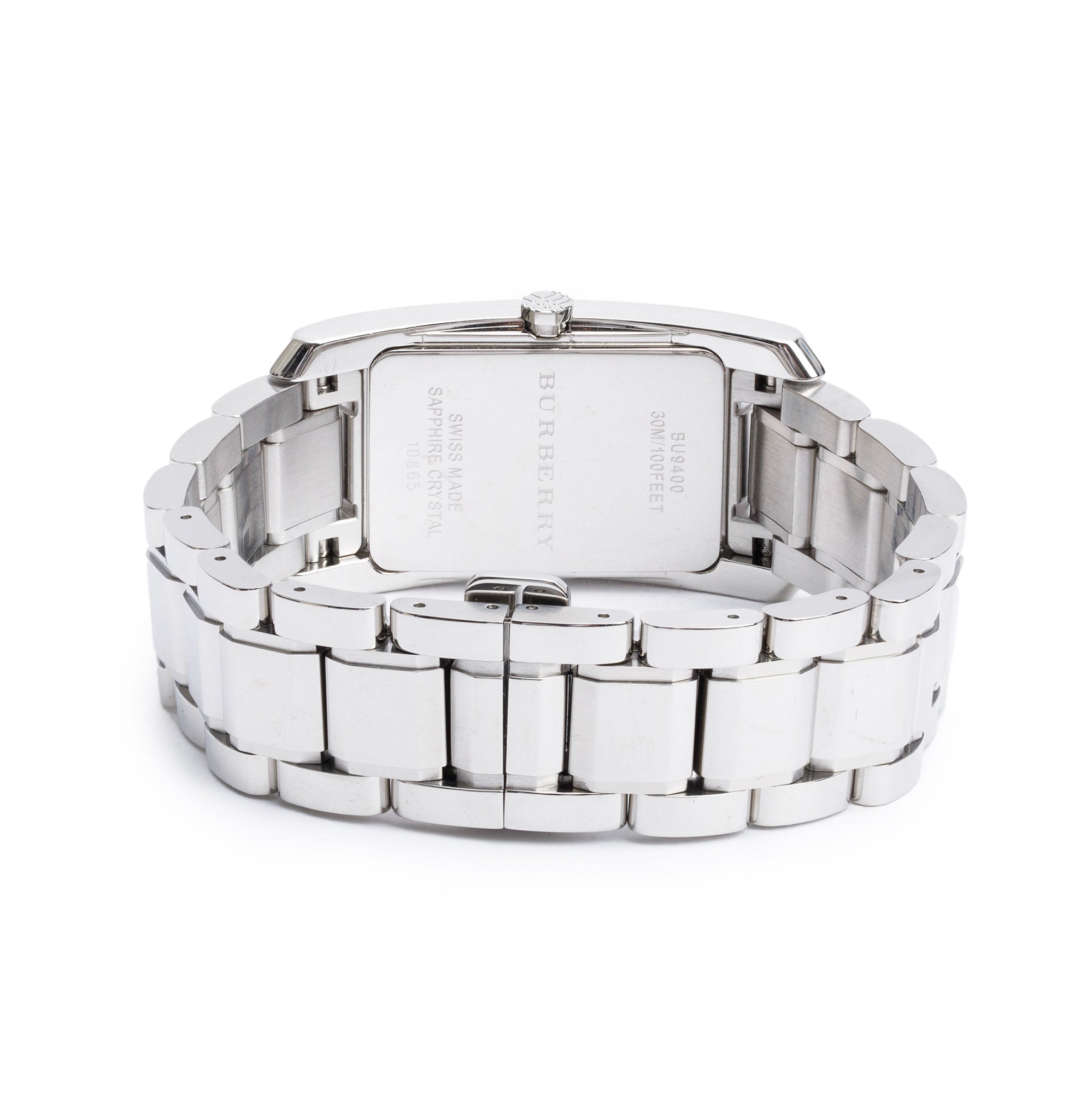 Burberry Stainless Steel BU9400 Heritage Quartz Watch w/ Box