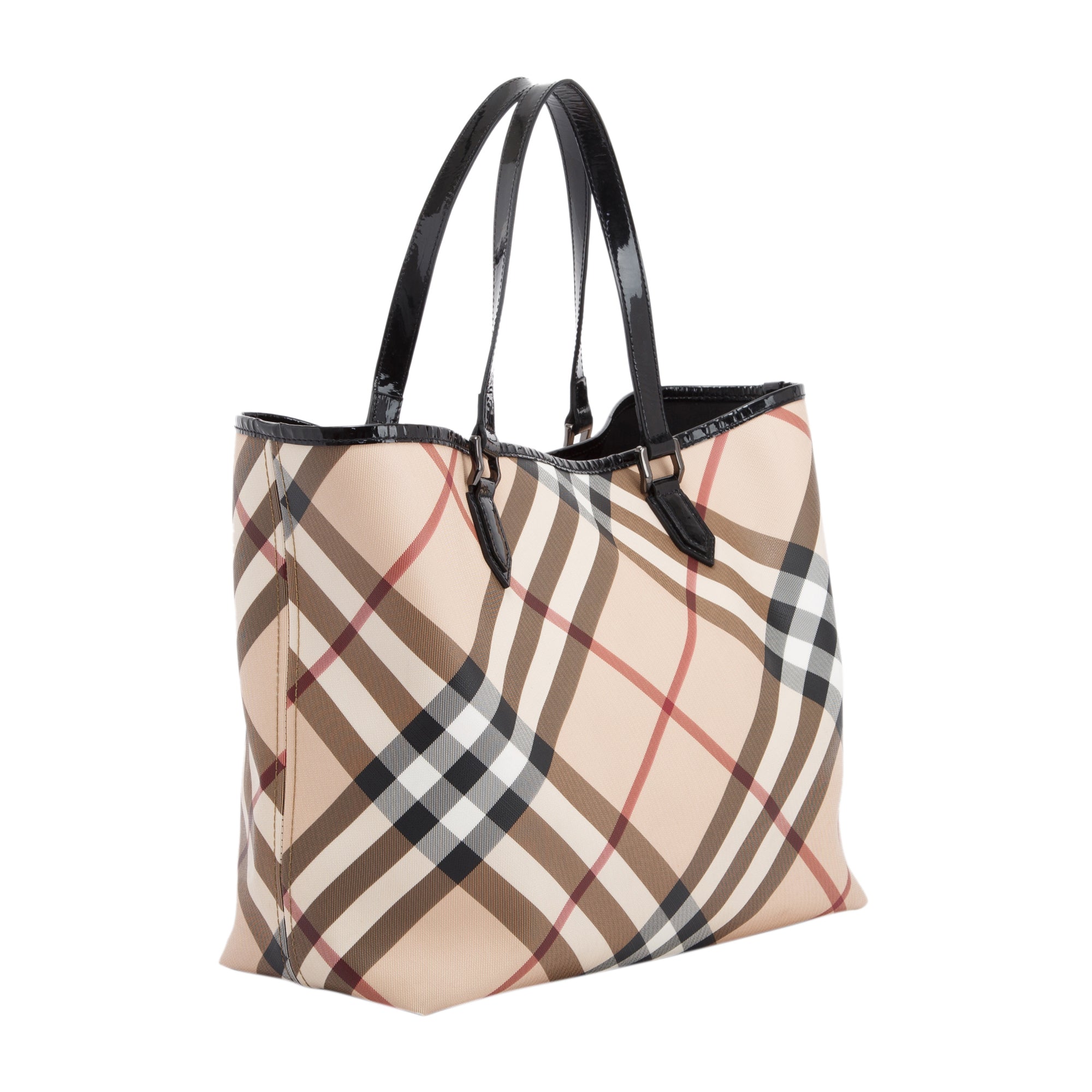 Burberry Super Nova Check Large Nickie Tote Bag