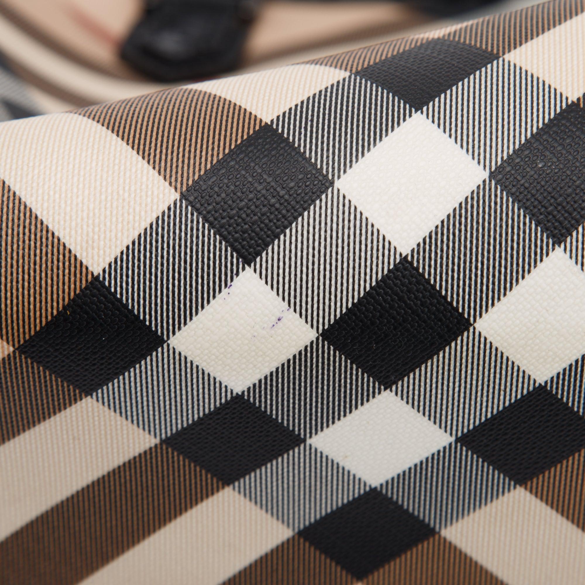 Burberry Super Nova Check Large Nickie Tote Bag