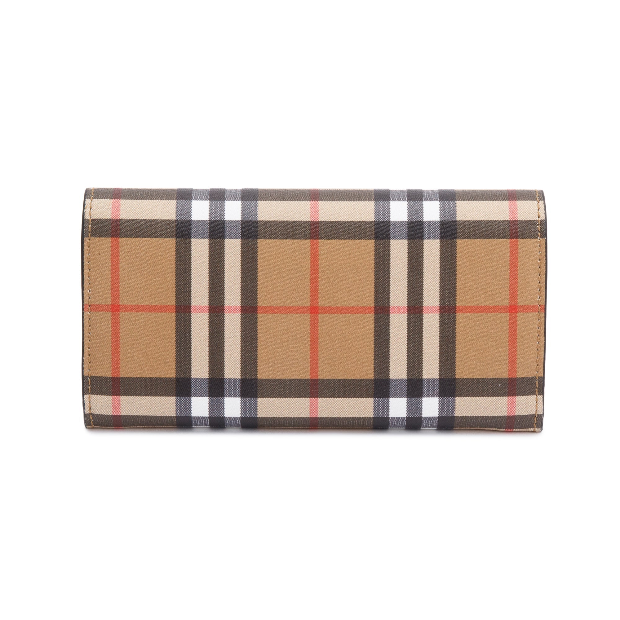 Burberry Vintage Check Halton Continental Wallet w/ Box