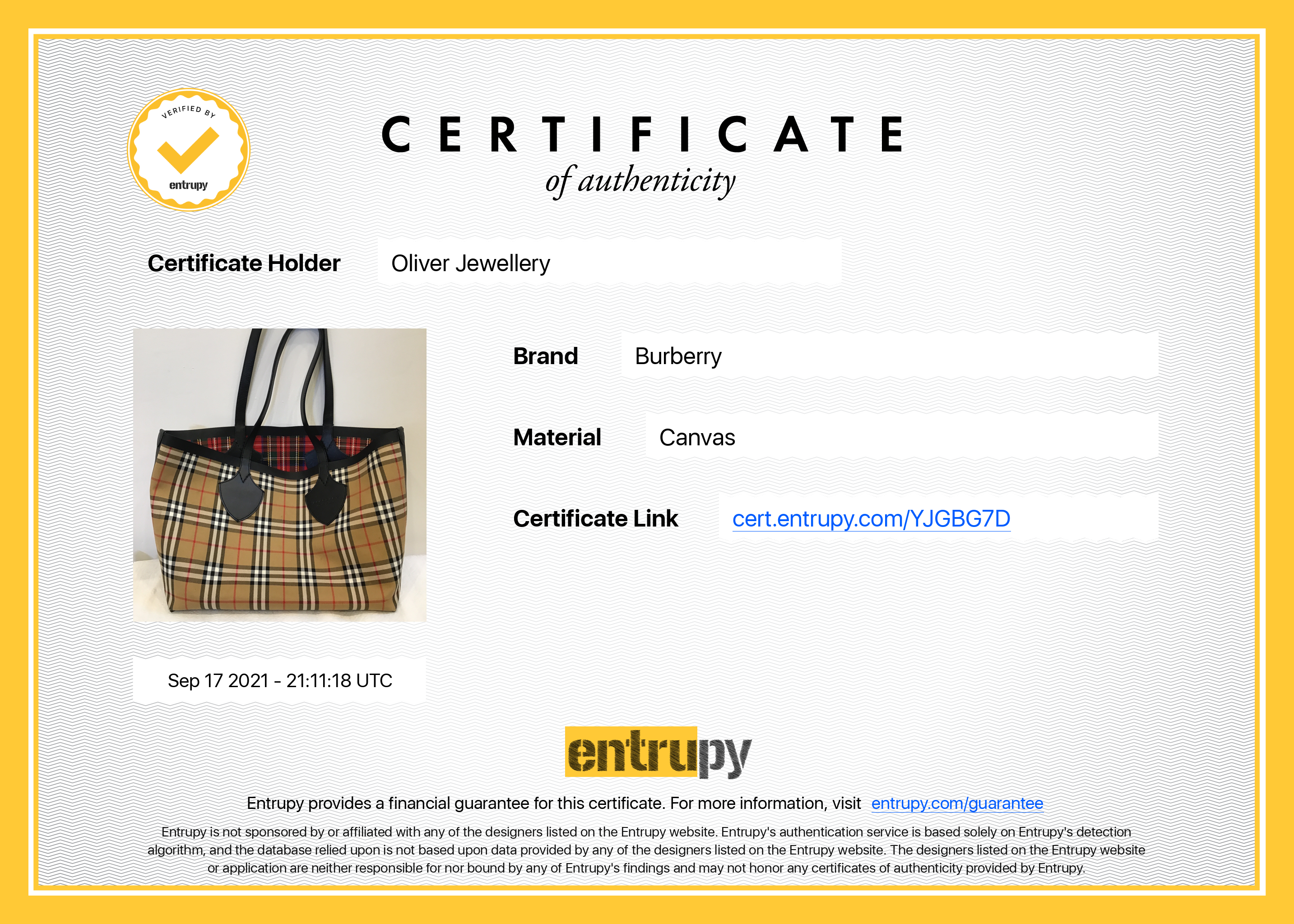 Burberry Vintage Check Medium The Giant Reversible Tote