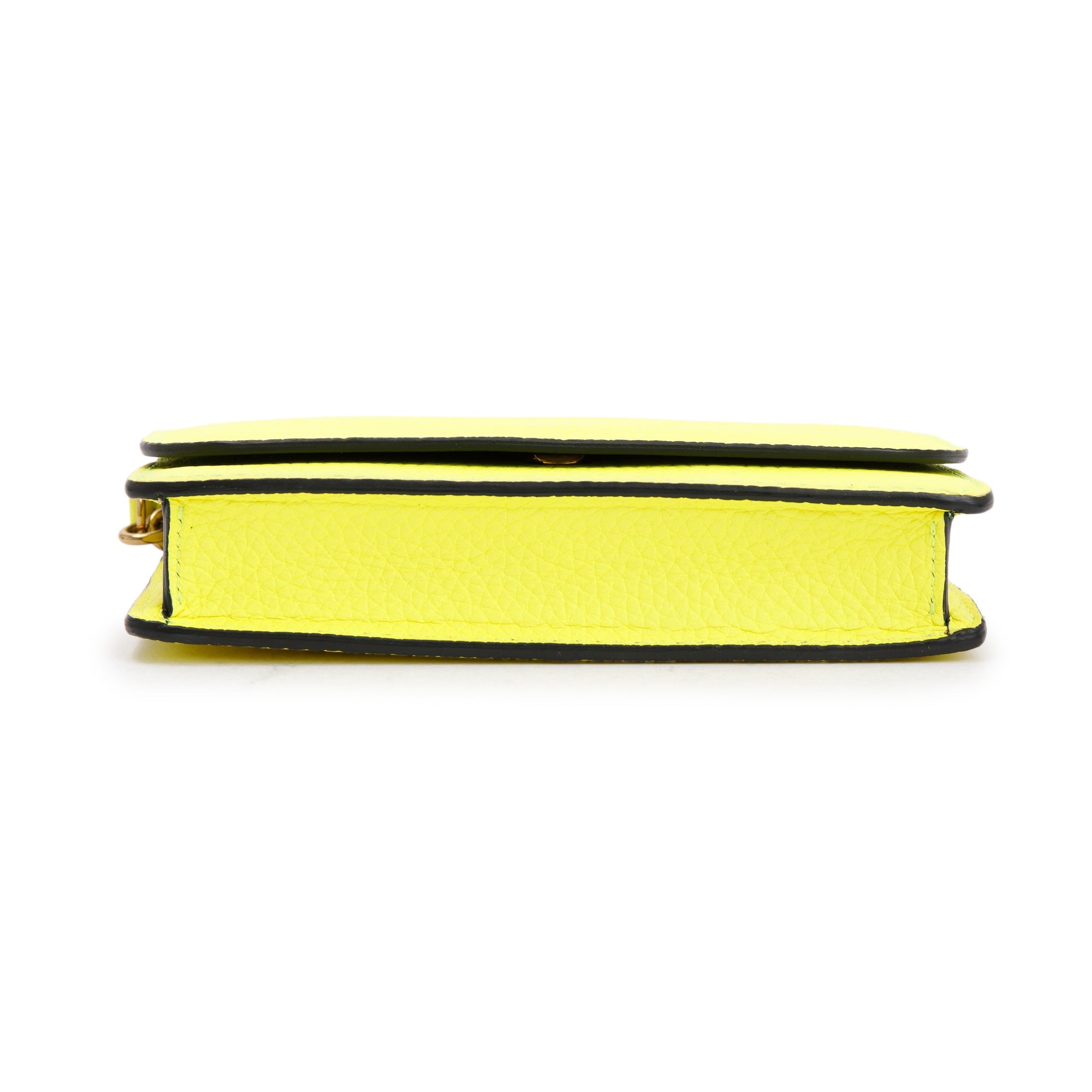 Burberry Yellow Leather Hampshire Crossbody Bag