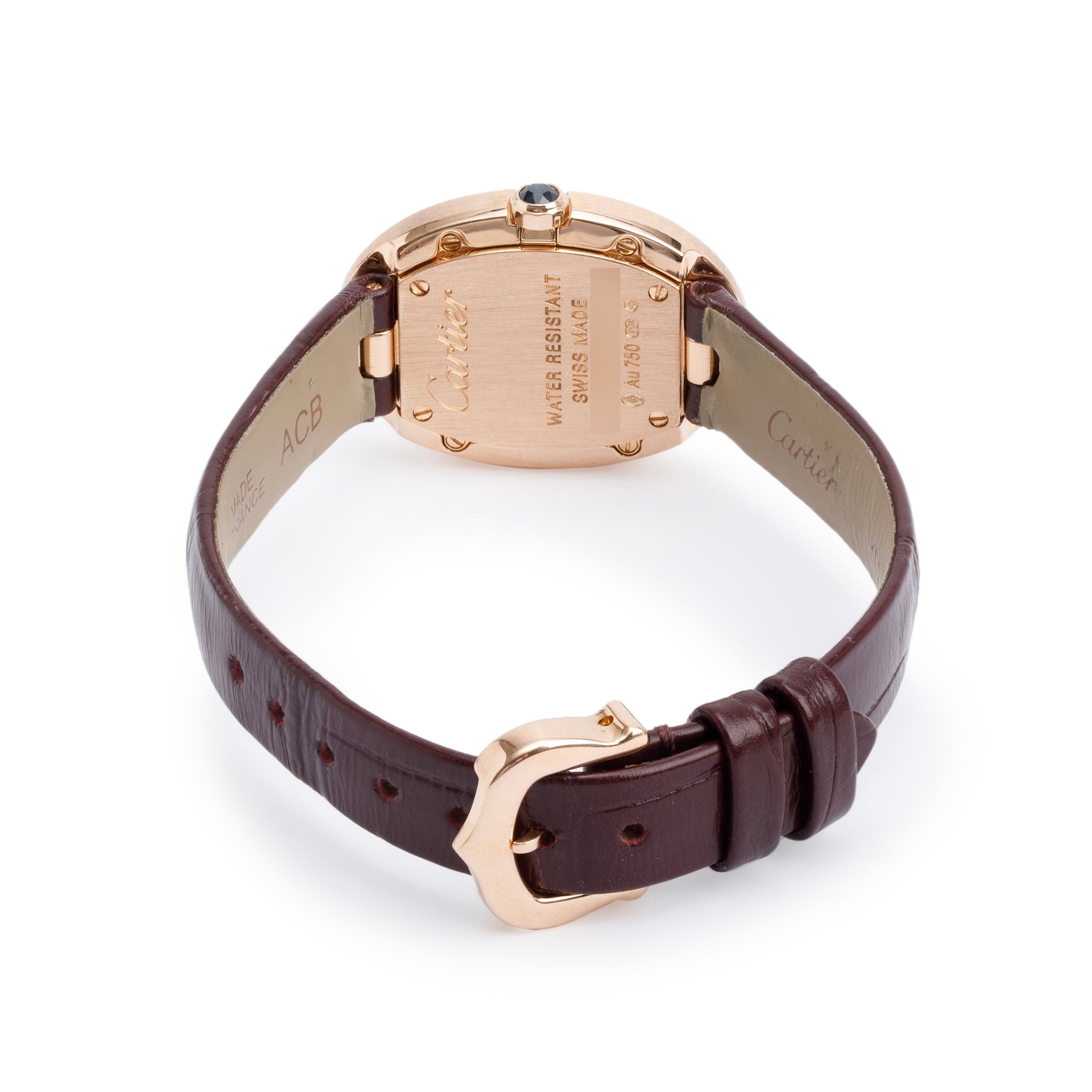 Cartier 18k Rose Gold Baignoire Watch, Small Model 3064