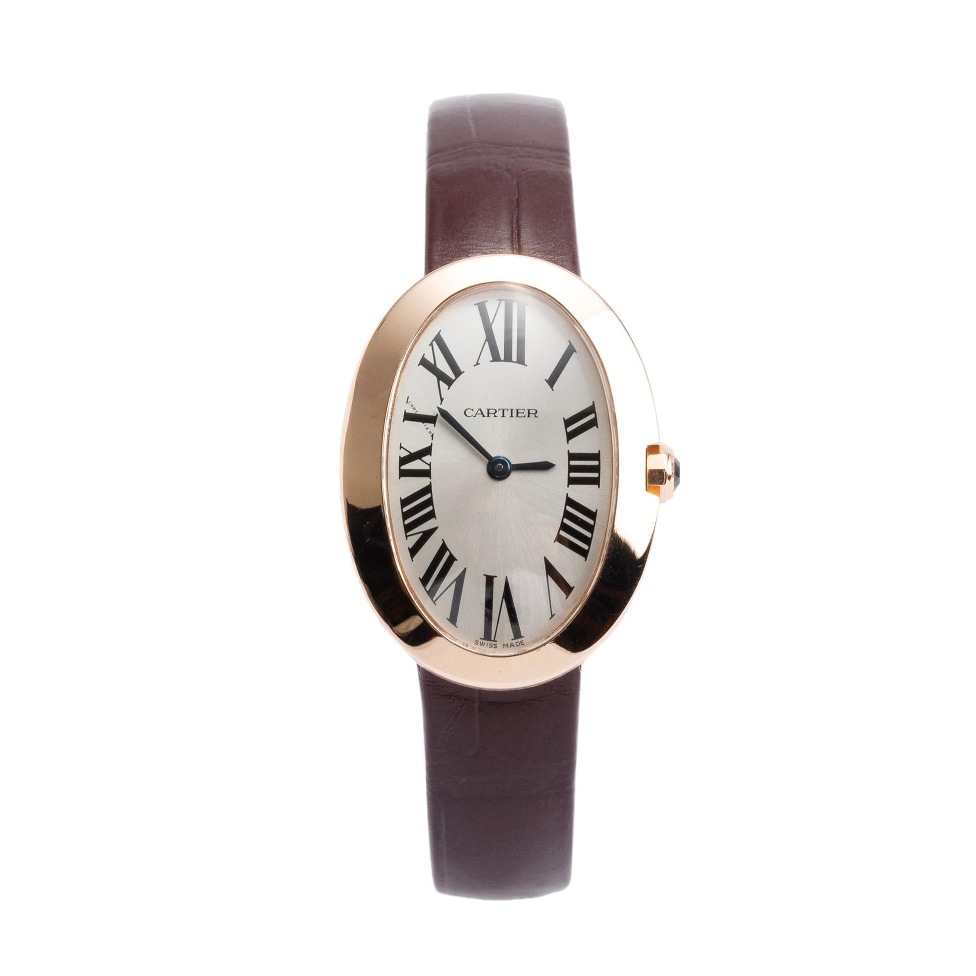 Cartier 18k Rose Gold Baignoire Watch, Small Model 3064