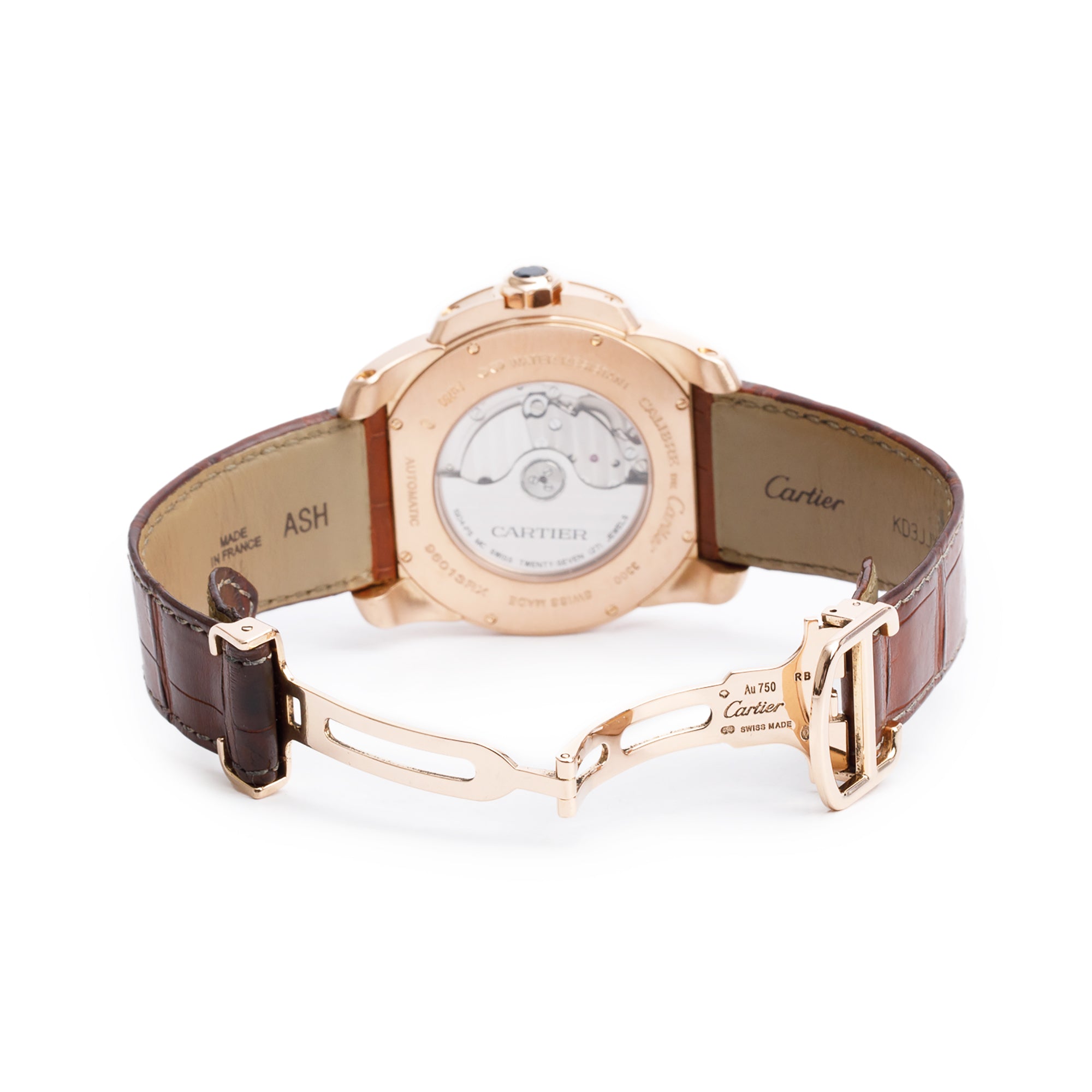 Cartier 18k Rose Gold Calibre de Cartier 42 MM Automatic Watch