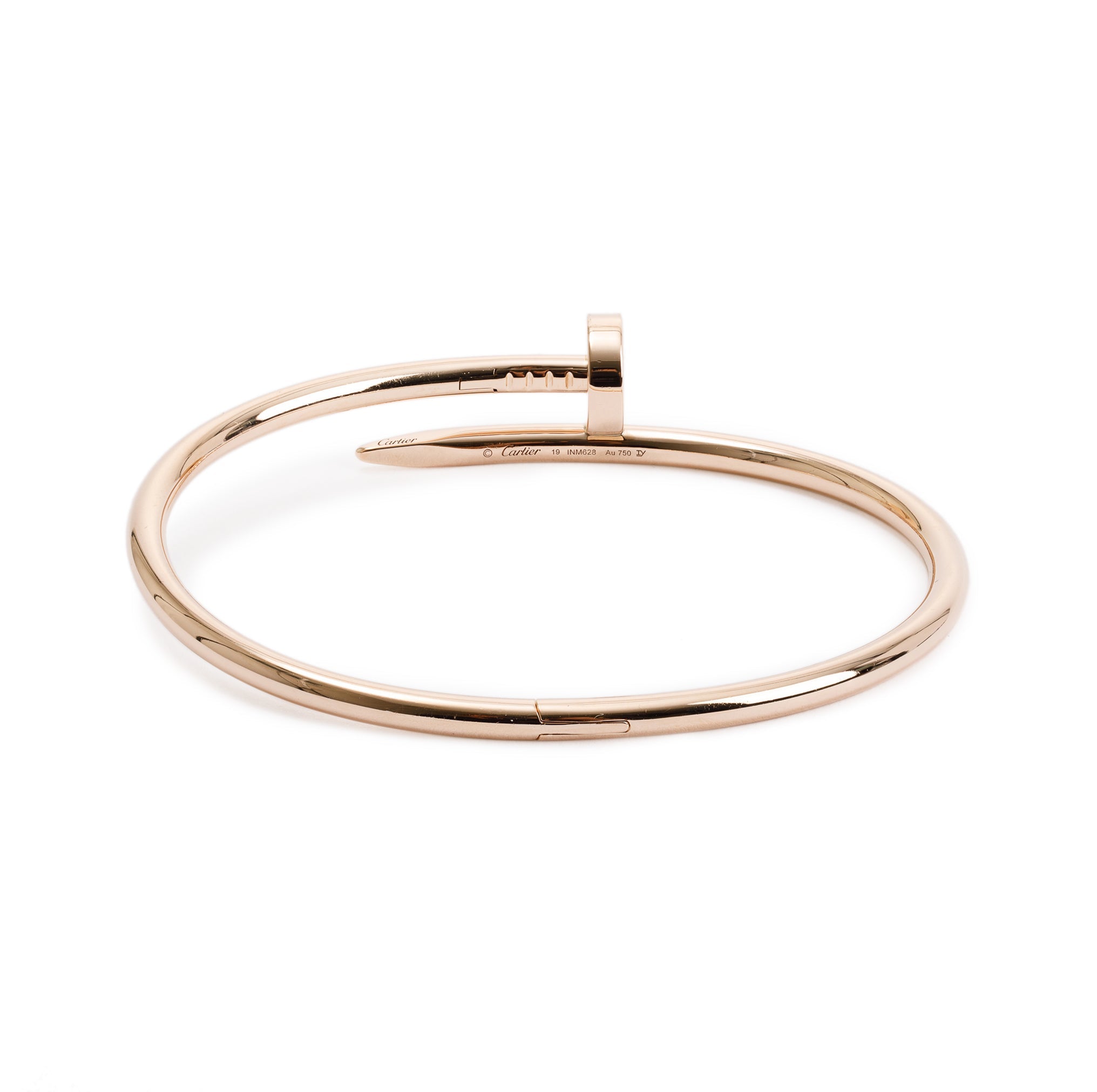 Cartier 18k Rose Gold Juste Un Clou Bracelet w/ Box