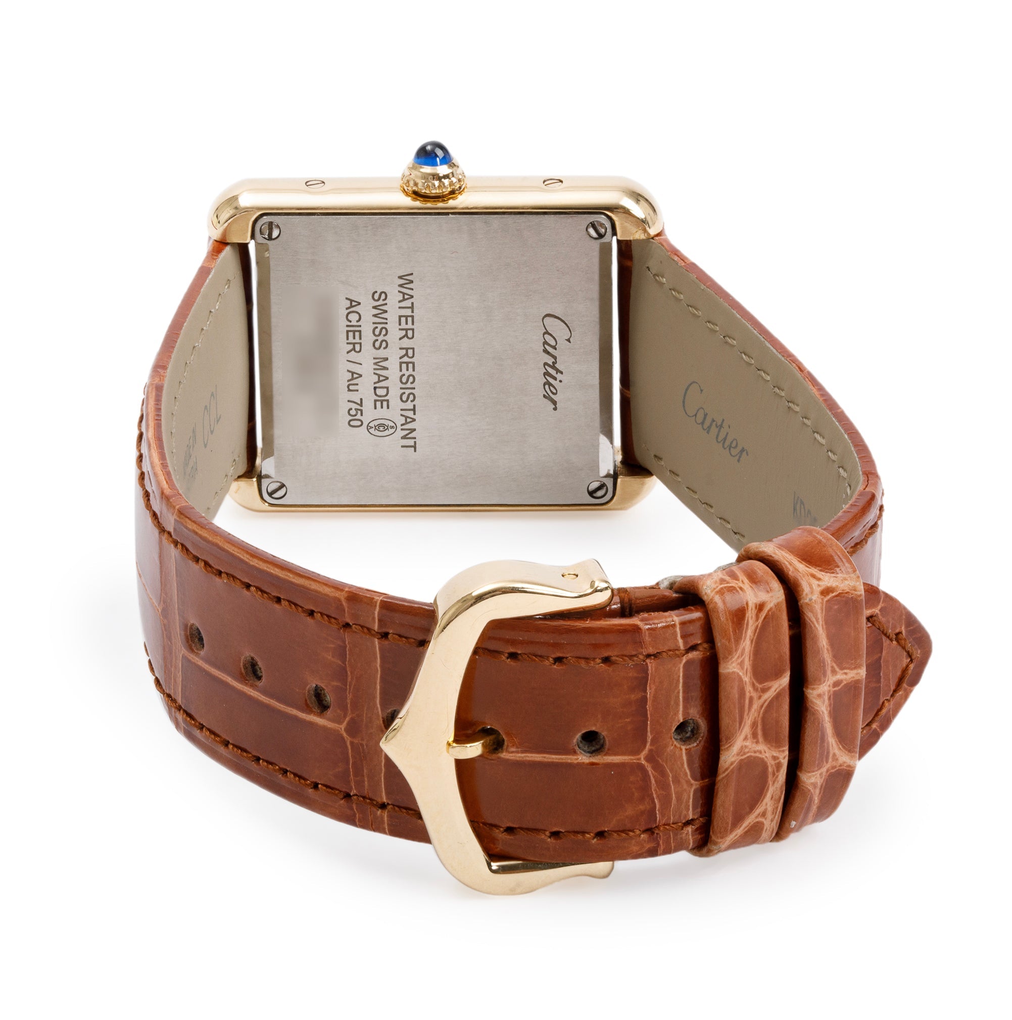 Cartier 18k Rose Gold & Stainless Steel Tank Solo 24 MM Watch