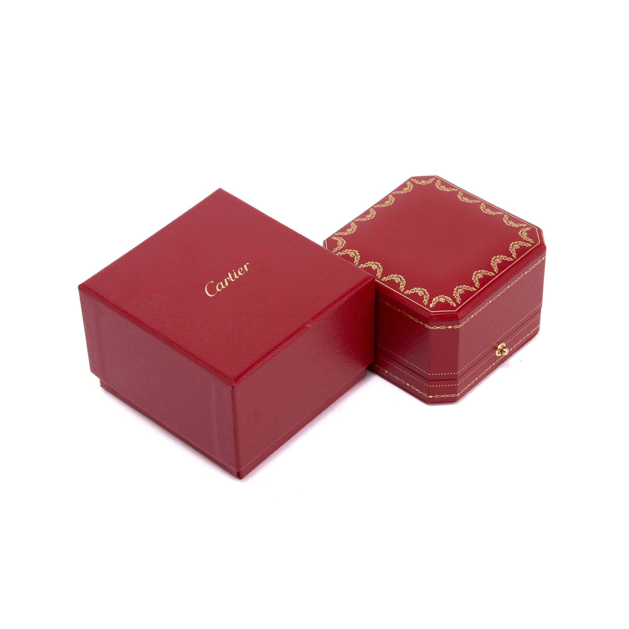 Cartier 18k White Gold 5.5 mm Love Ring w/ Box & Receipt