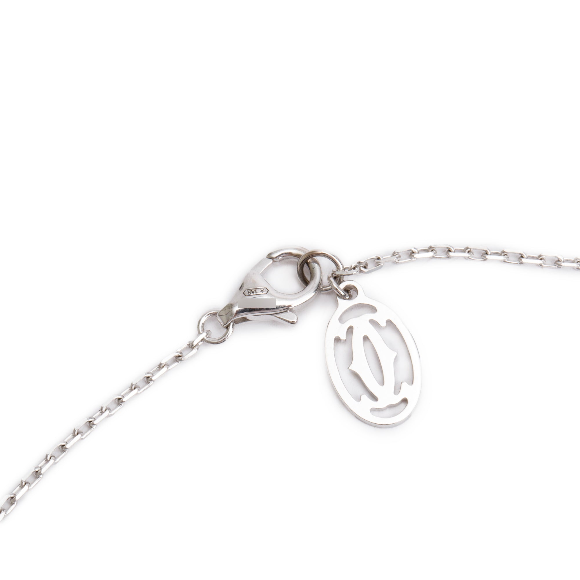 Cartier 18k White Gold Diamond D'Amour Pendant Necklace, Small Model