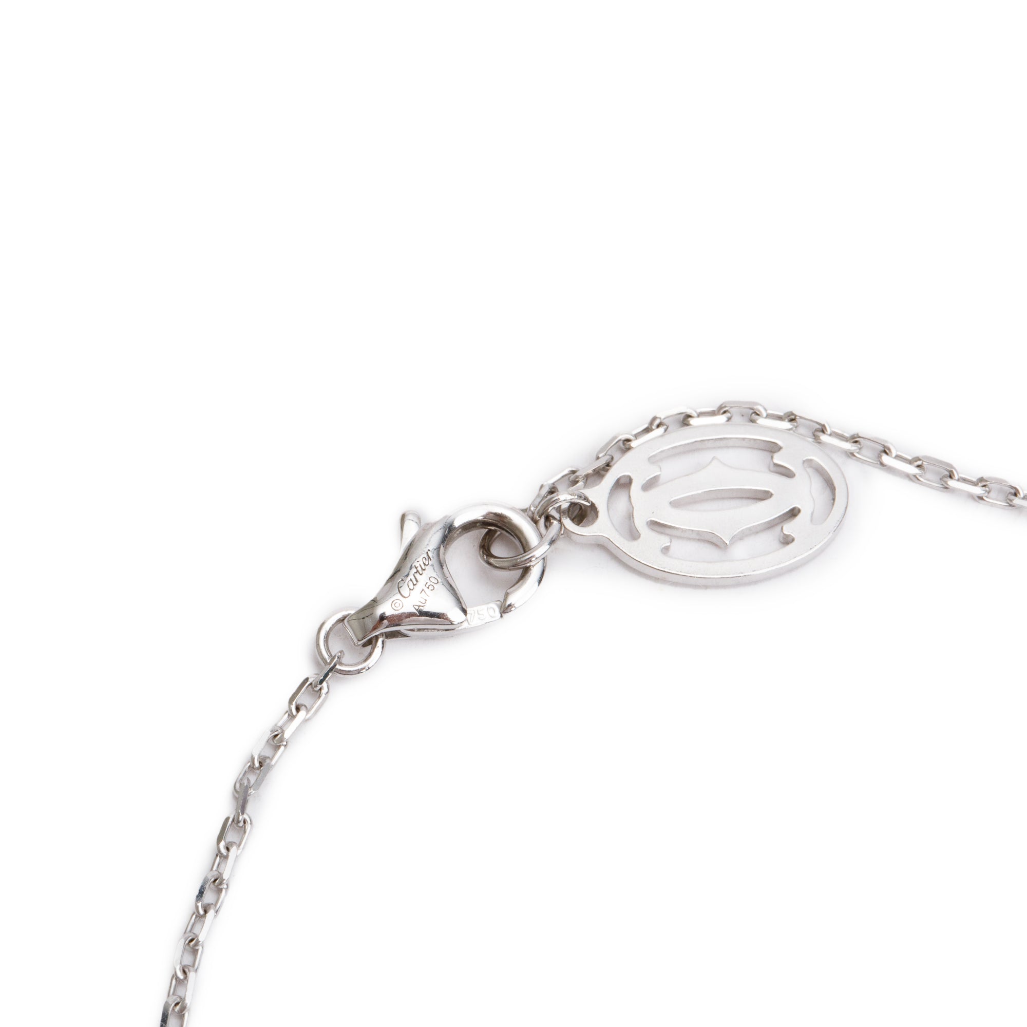 Cartier 18k White Gold Diamond D'Amour Pendant Necklace, Small Model