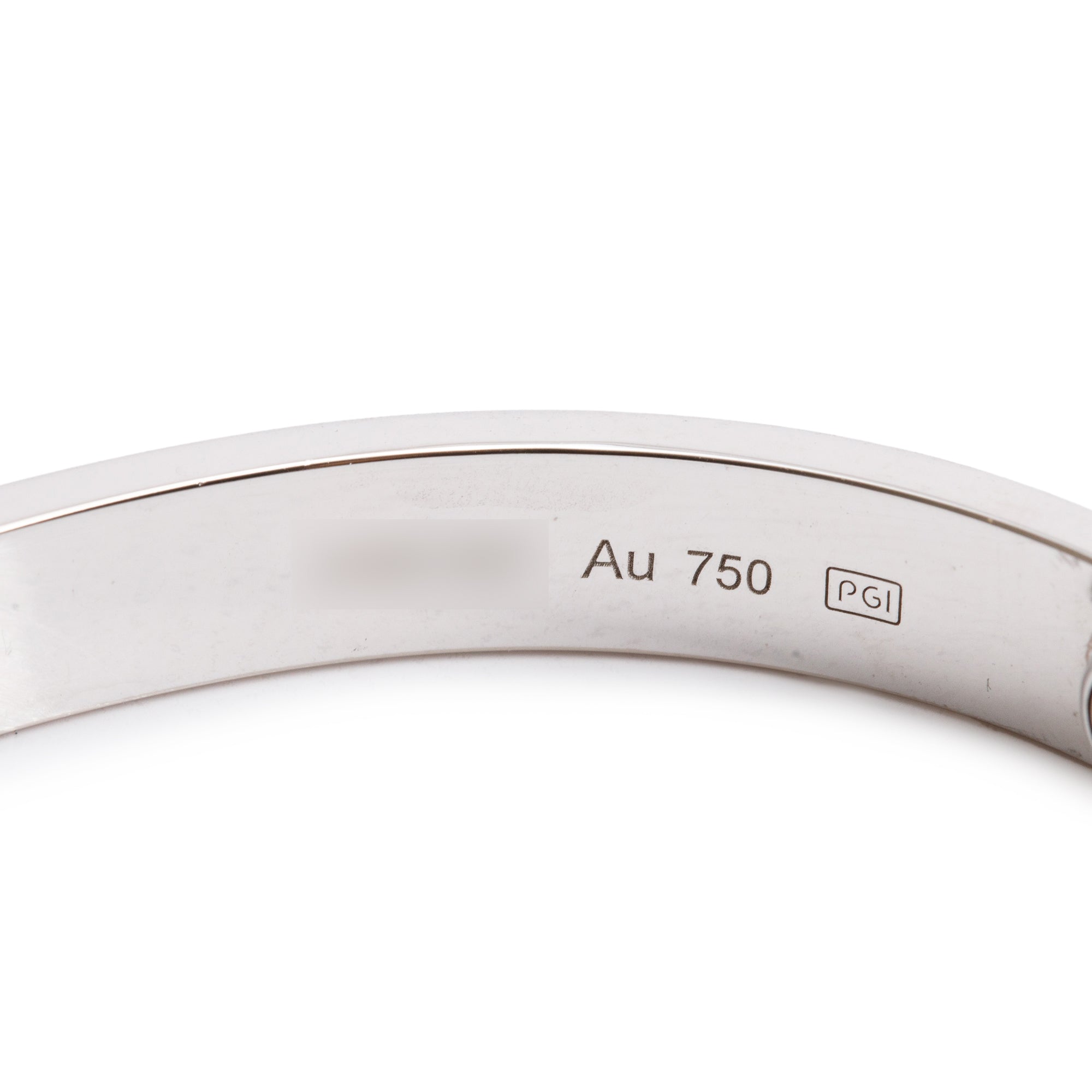 Cartier 18k White Gold Love Bracelet, Size 16 w/ Box