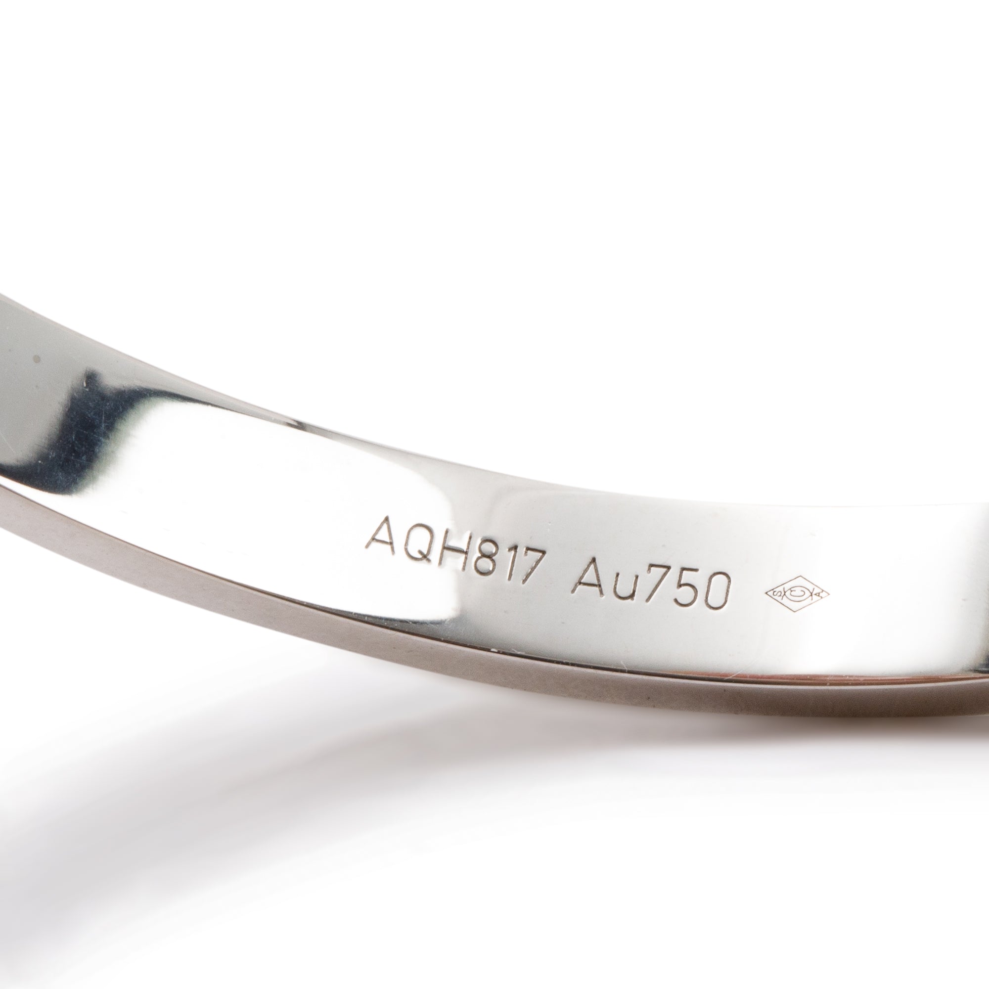 Cartier 18k White Gold Love Bracelet, Size 19