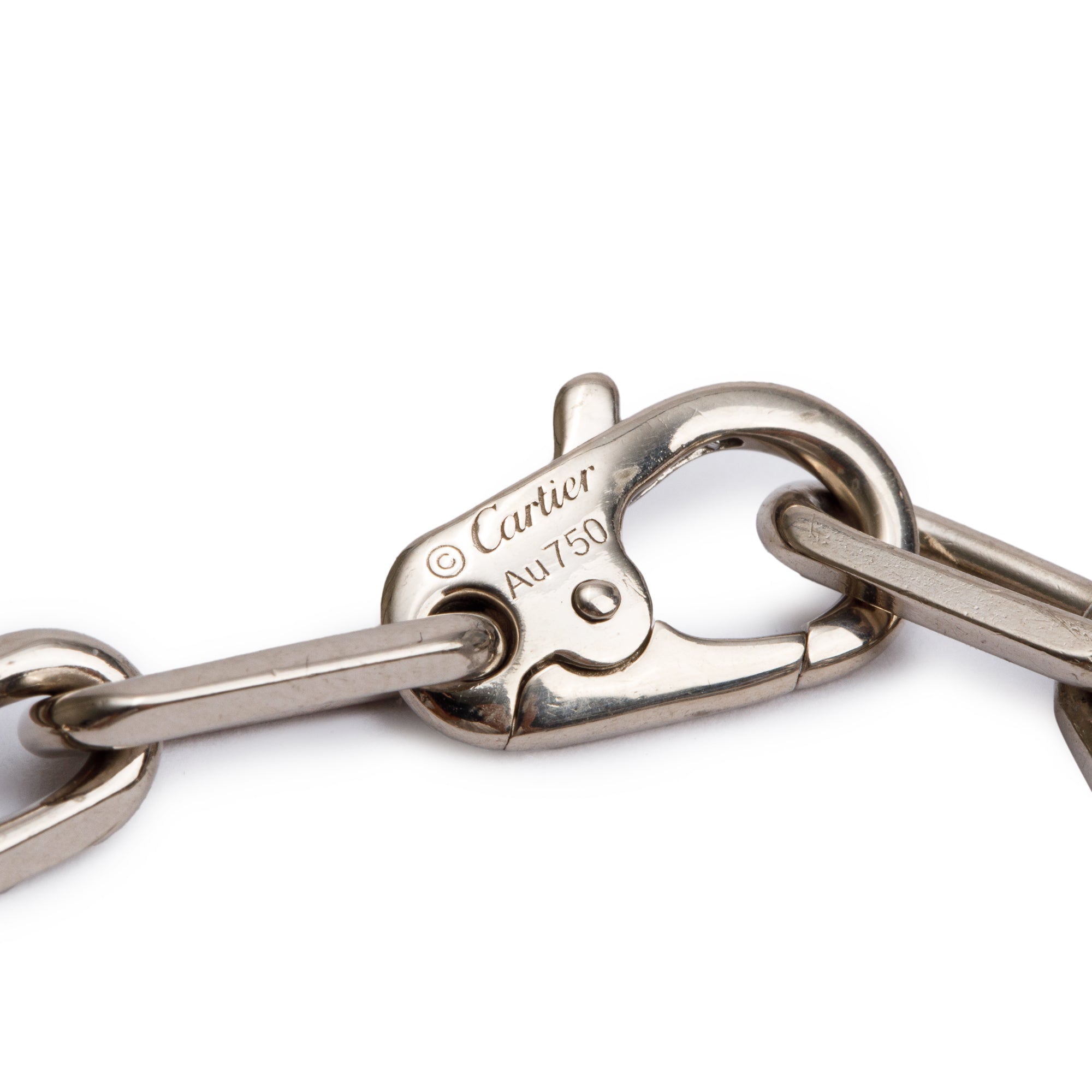 Cartier 18k White Gold Santos de Cartier Bracelet