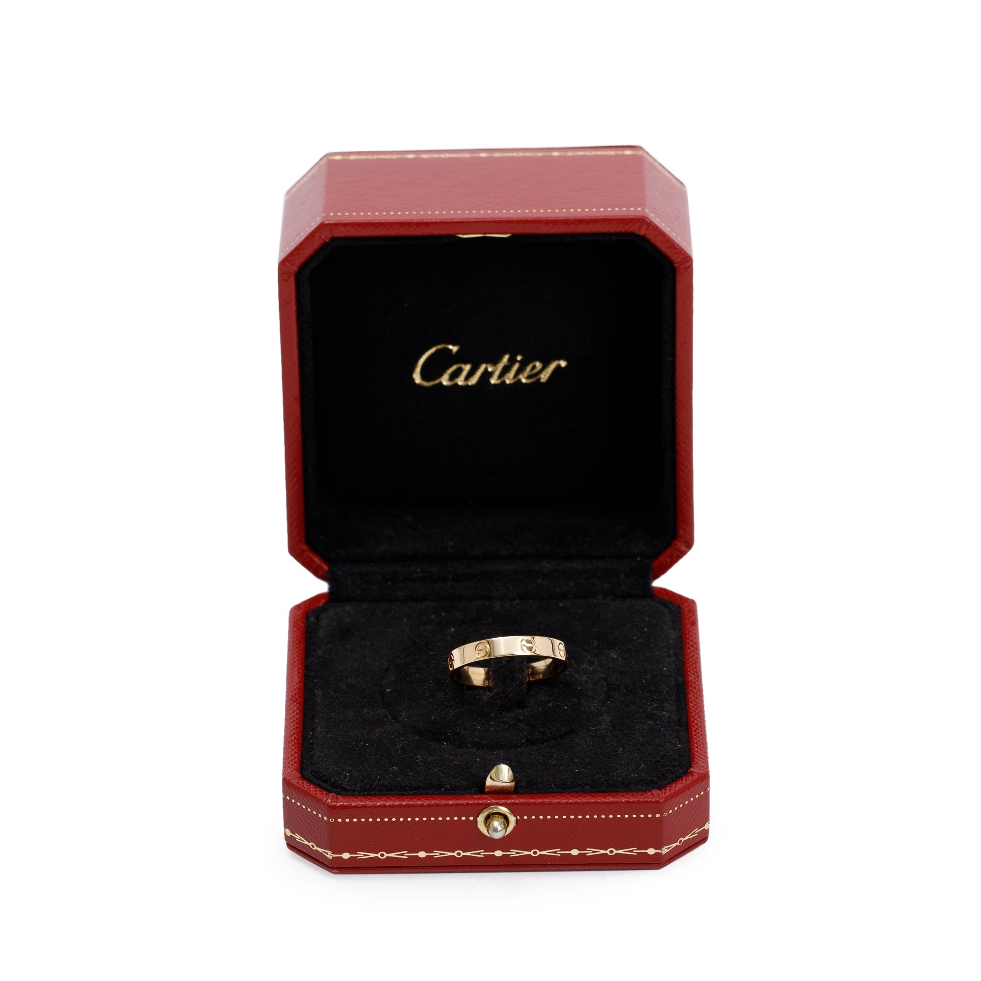Cartier 18k Yellow Gold 3.6 mm Love Wedding Band Ring, Size 60 9.25 w/ Box